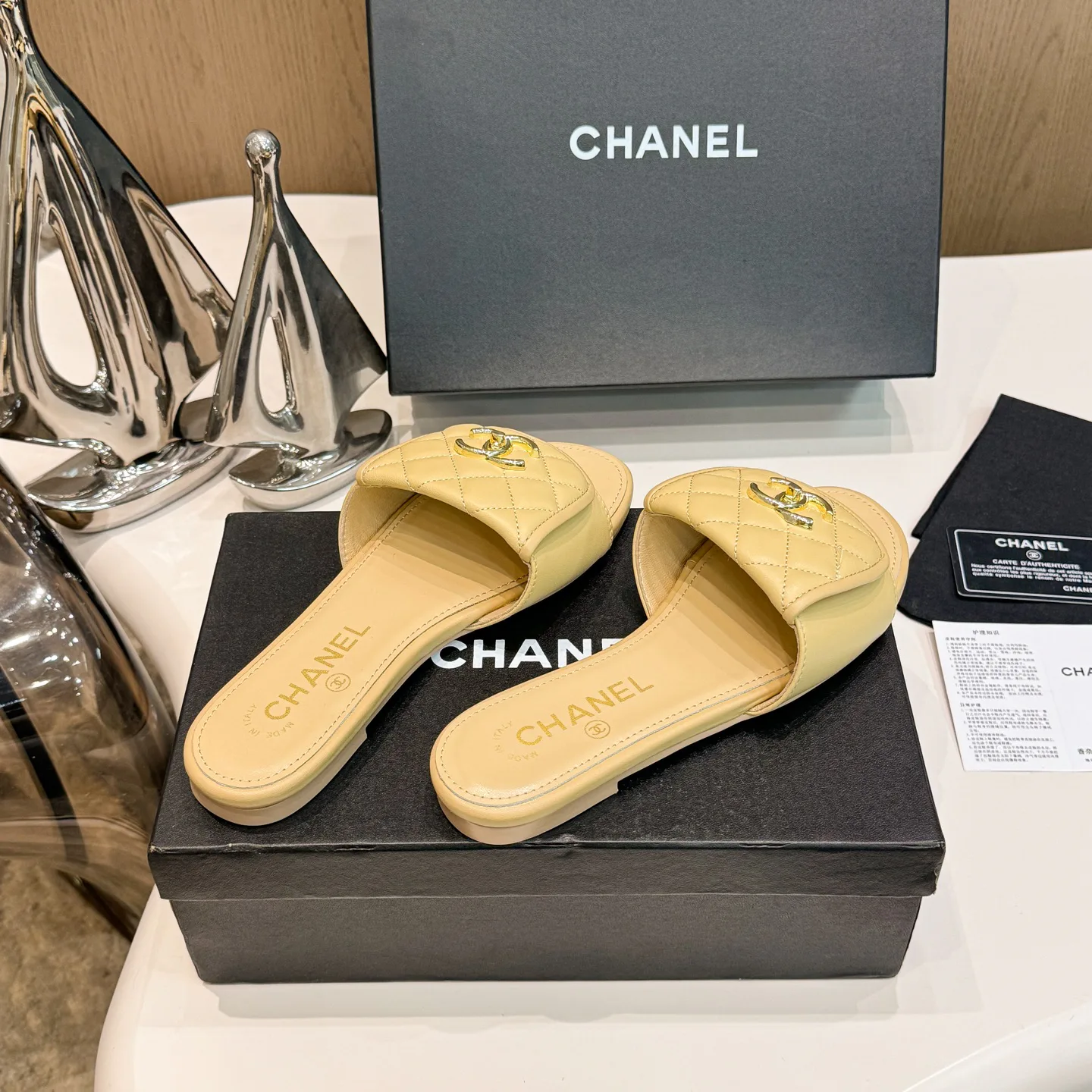 Шлепанцы Женские Chanel 17355