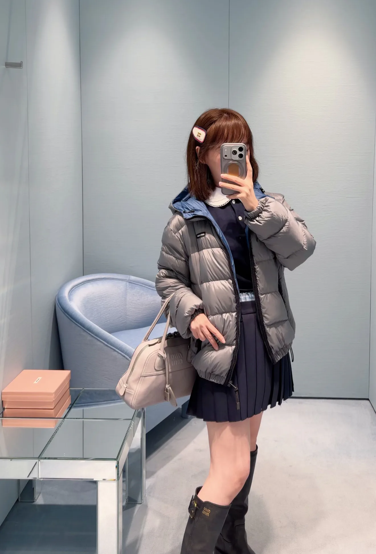 Куртки И Пуховики Женские Miu Miu 17732308