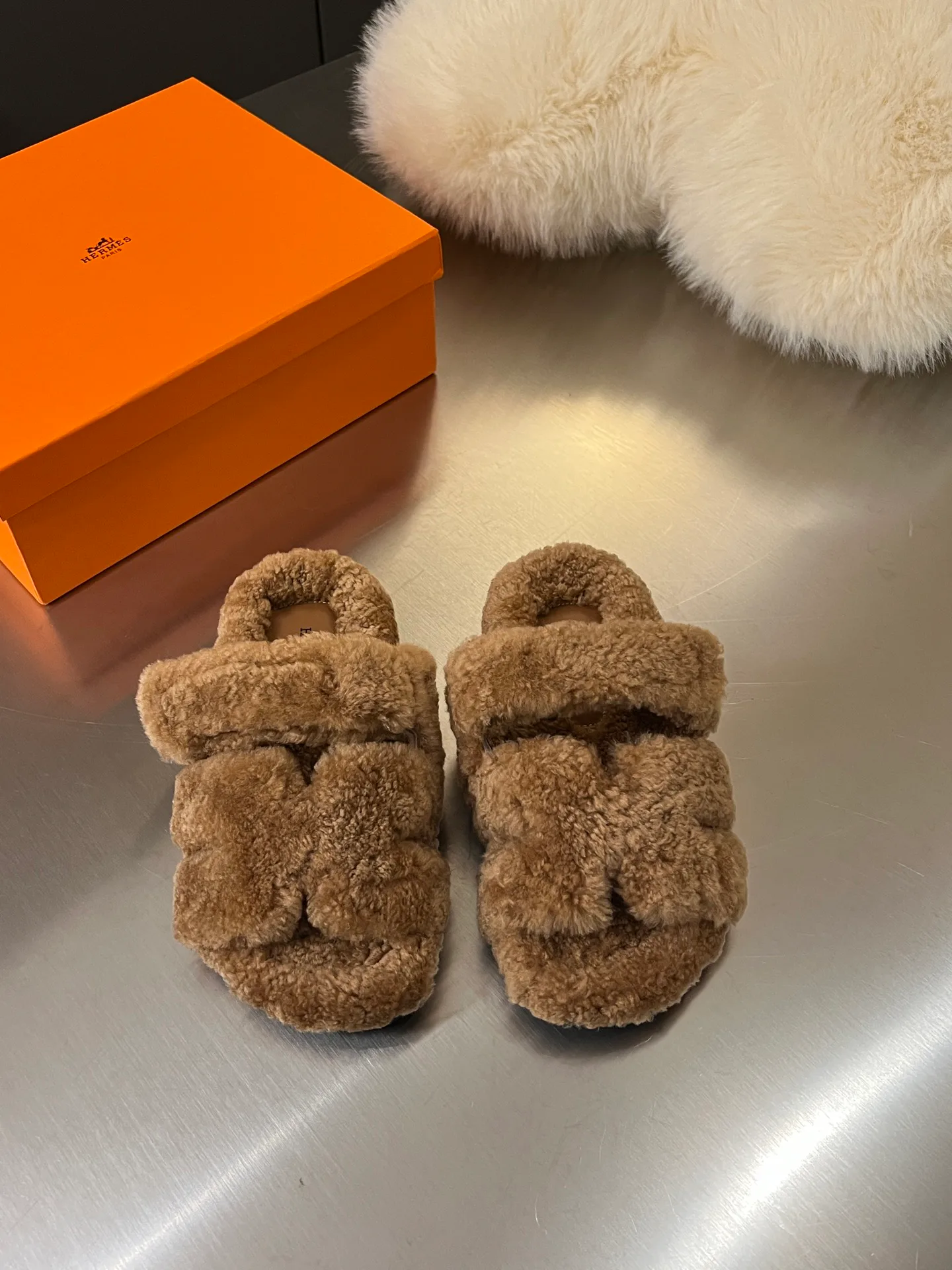 Тапочки Женские Hermes 17957238