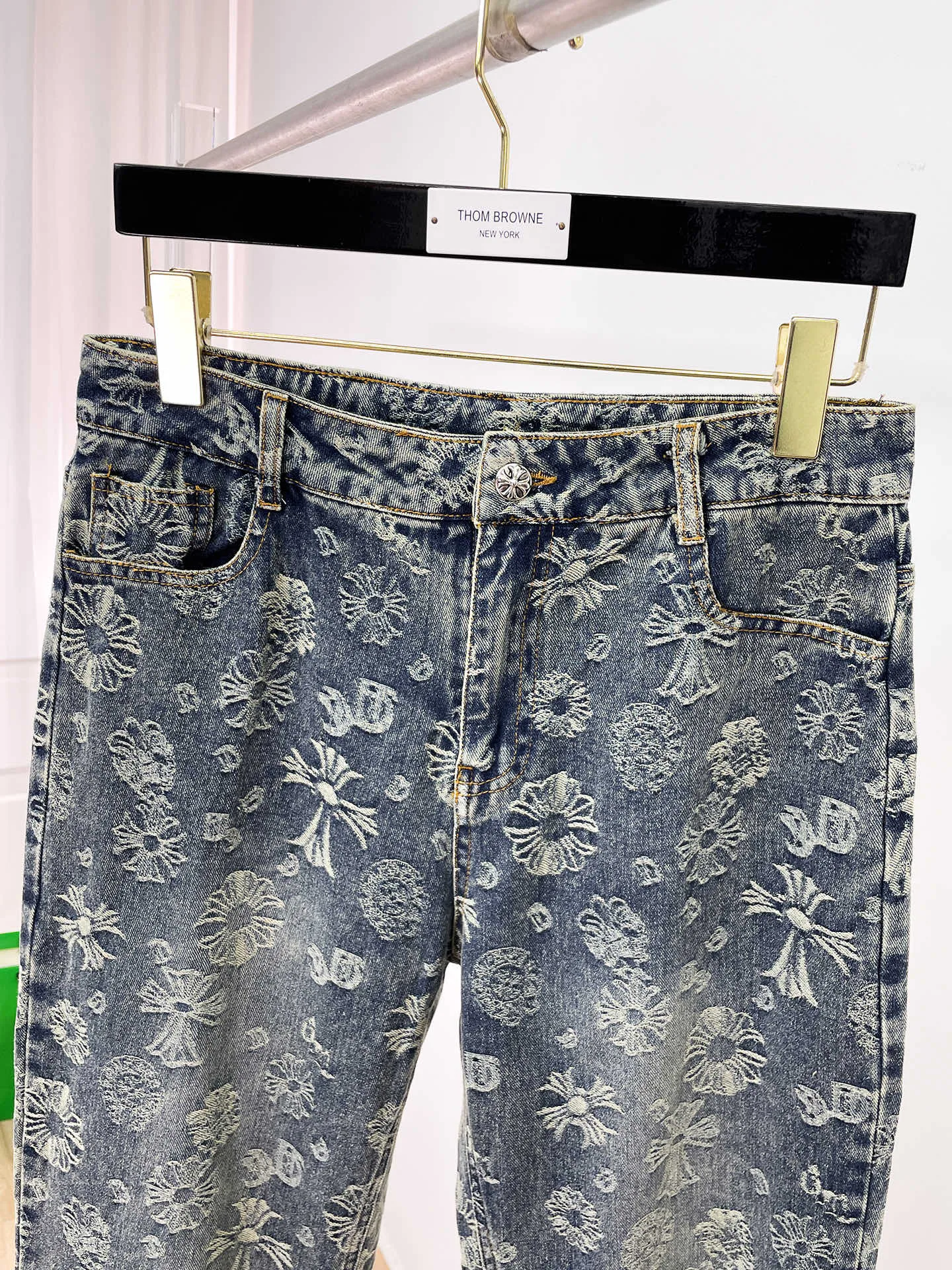 Джинсы Мужские Chrome Hearts 18499651