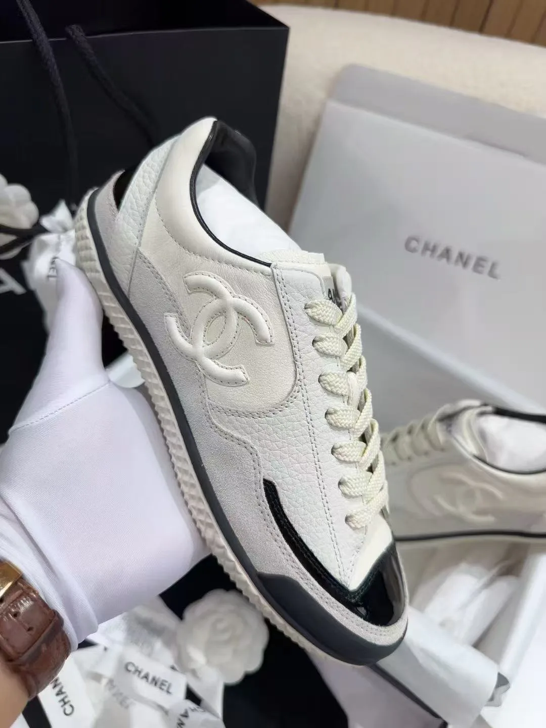Кроссовки Женские Chanel 13347271