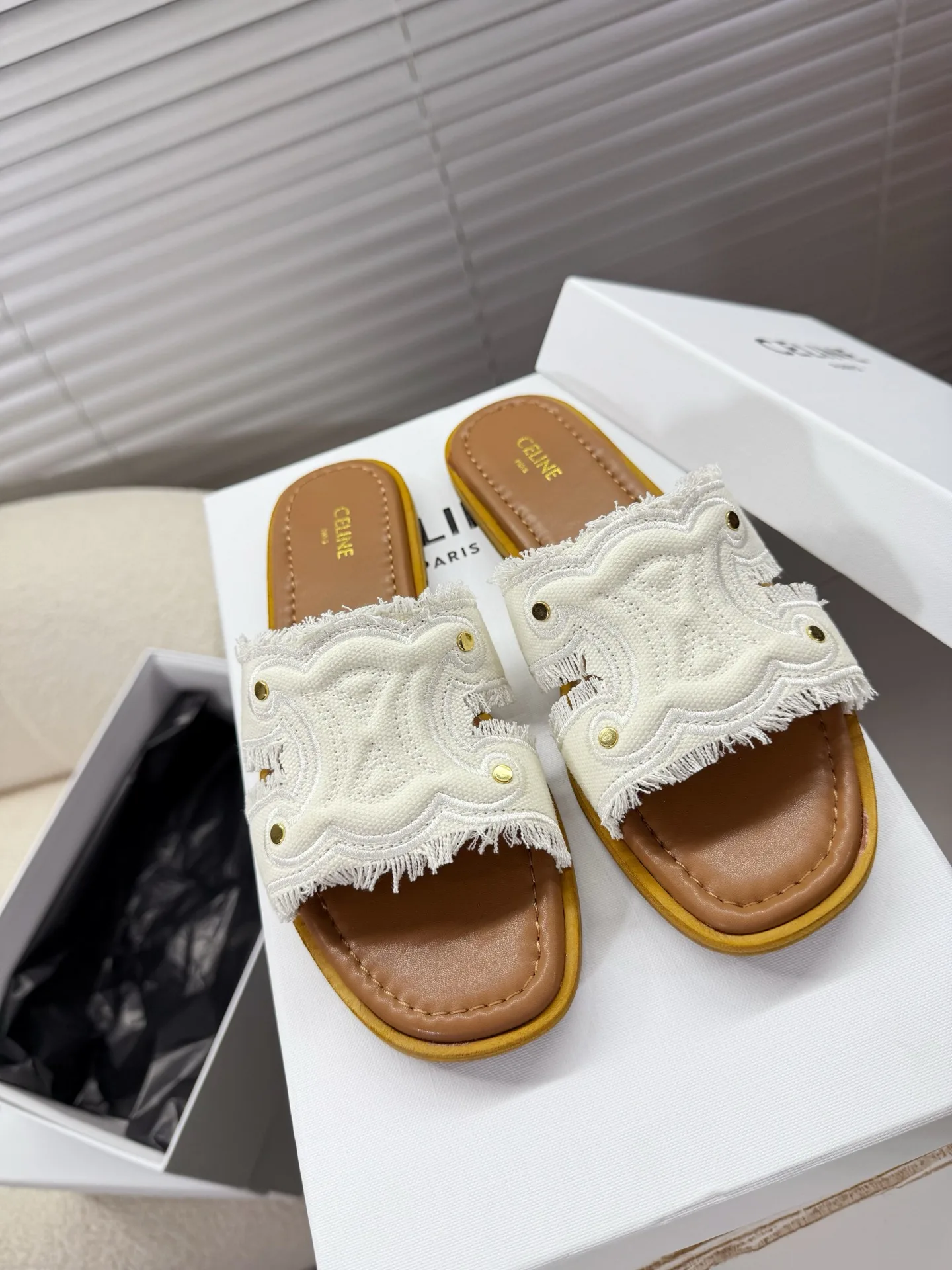 Шлепанцы Женские Celine 11658945