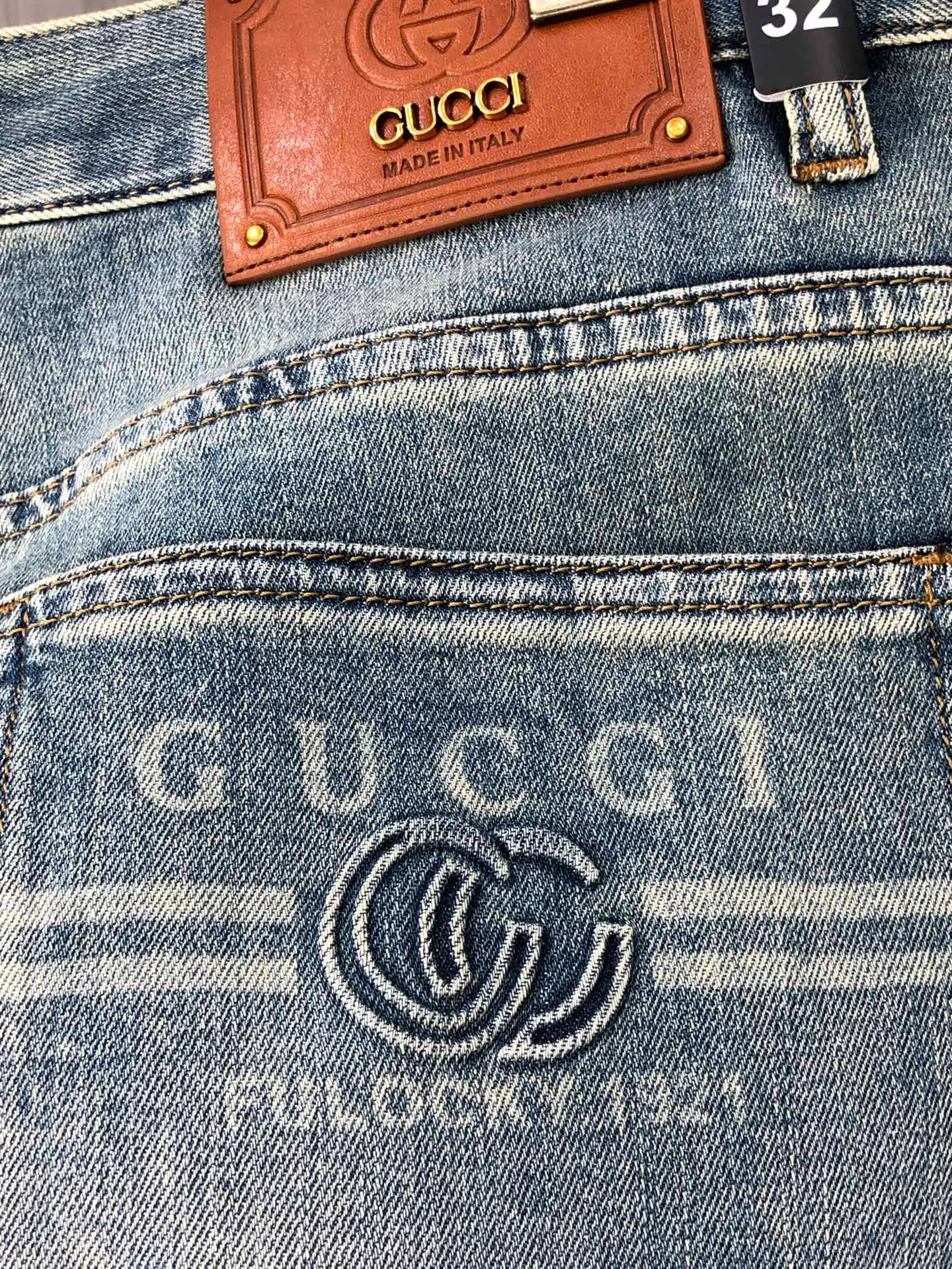 Джинсы Мужские Gucci 46507
