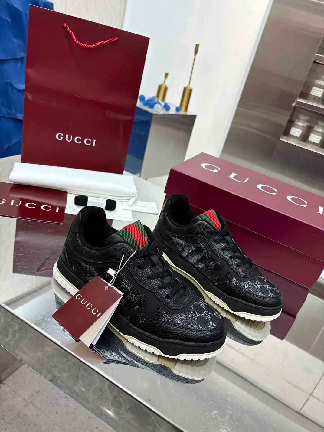 Кроссовки Мужские Gucci 987538