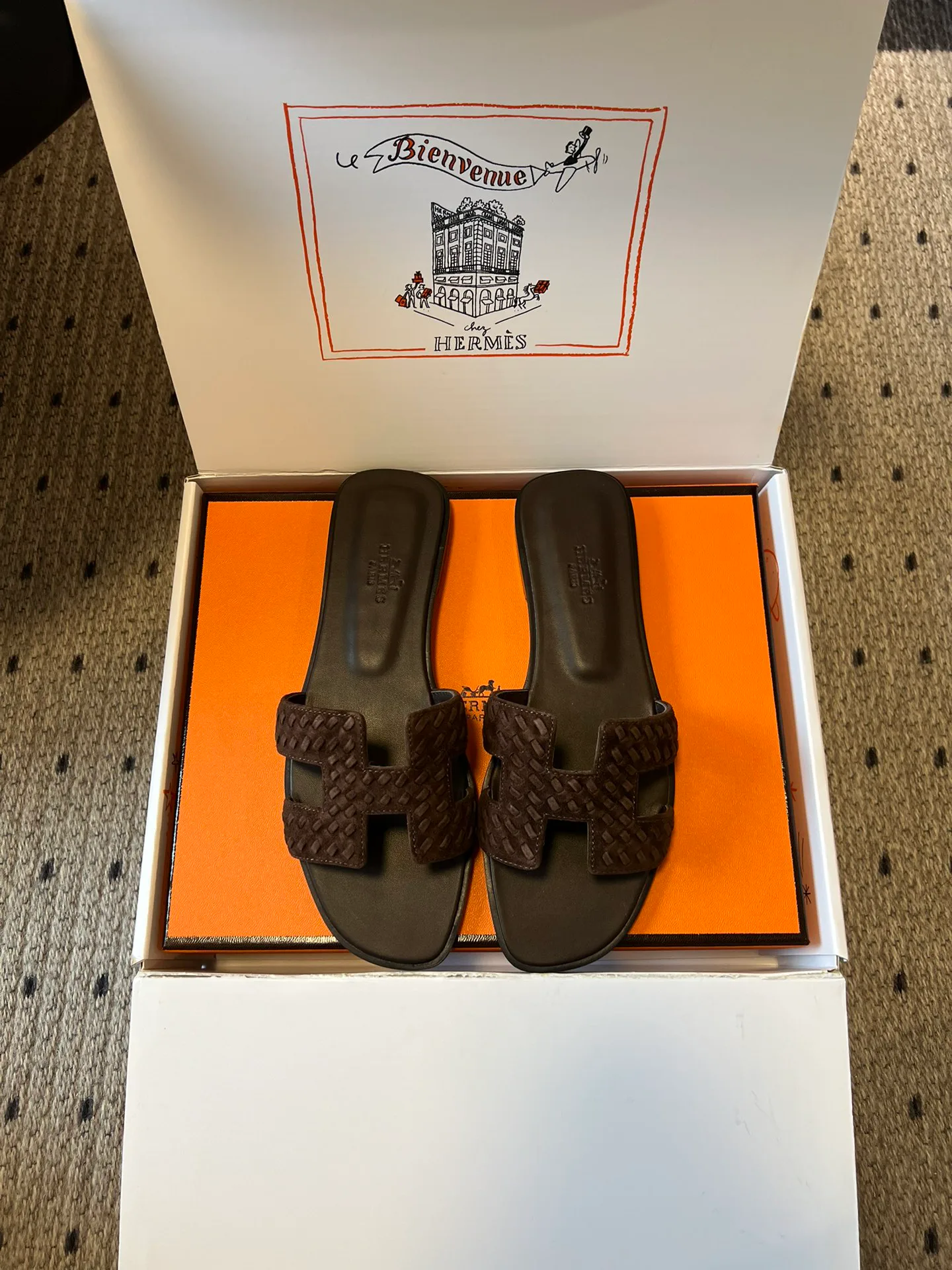 Шлепанцы Женские Hermes 11129424