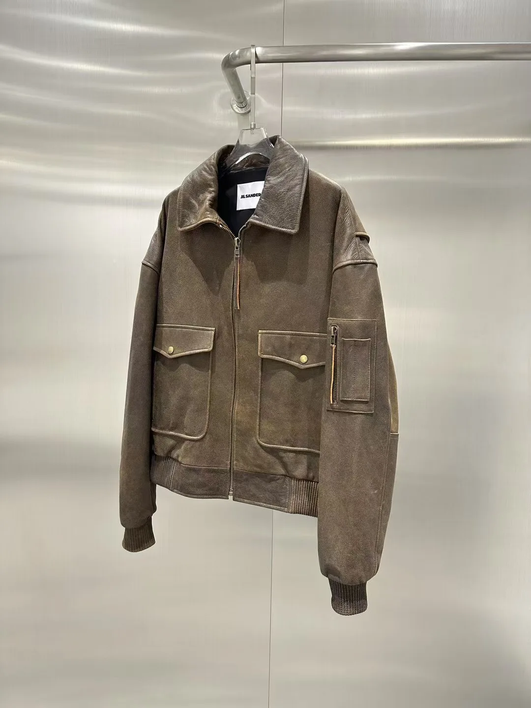 Кожаные Куртки И Дублёнки Женские Jil Sander 12778615