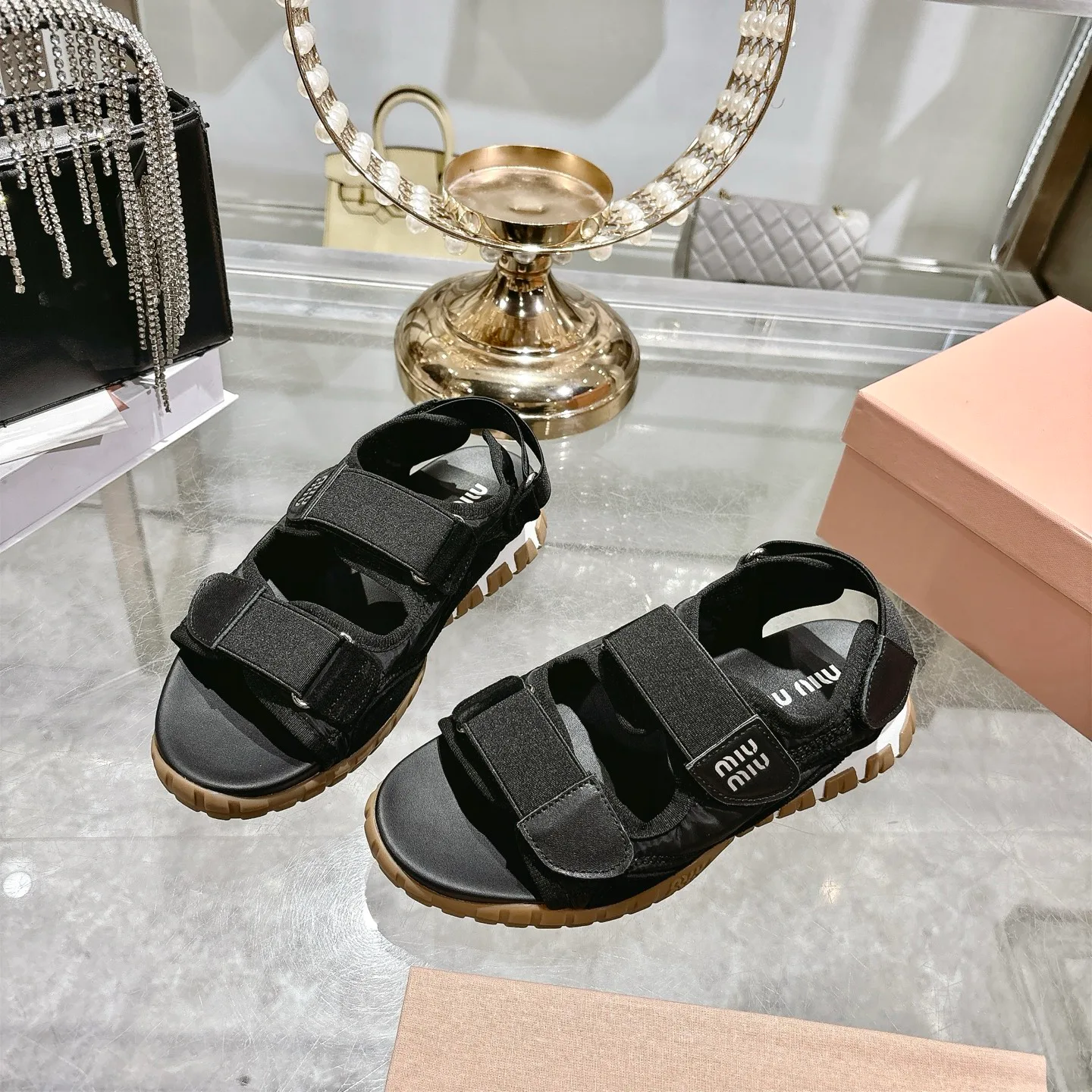 Сандалии Женские Miu Miu 11343184