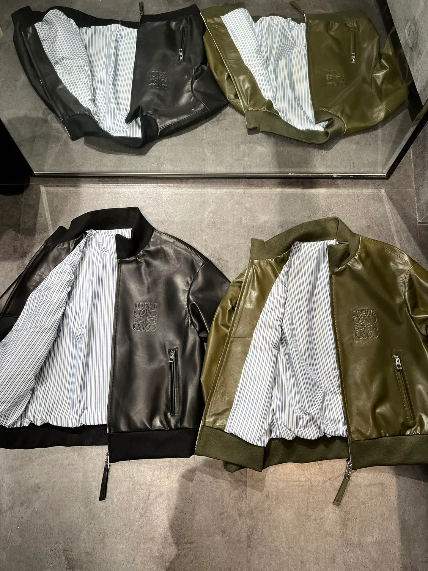 Кожаные Куртки И Дублёнки Мужские Loewe 11182577