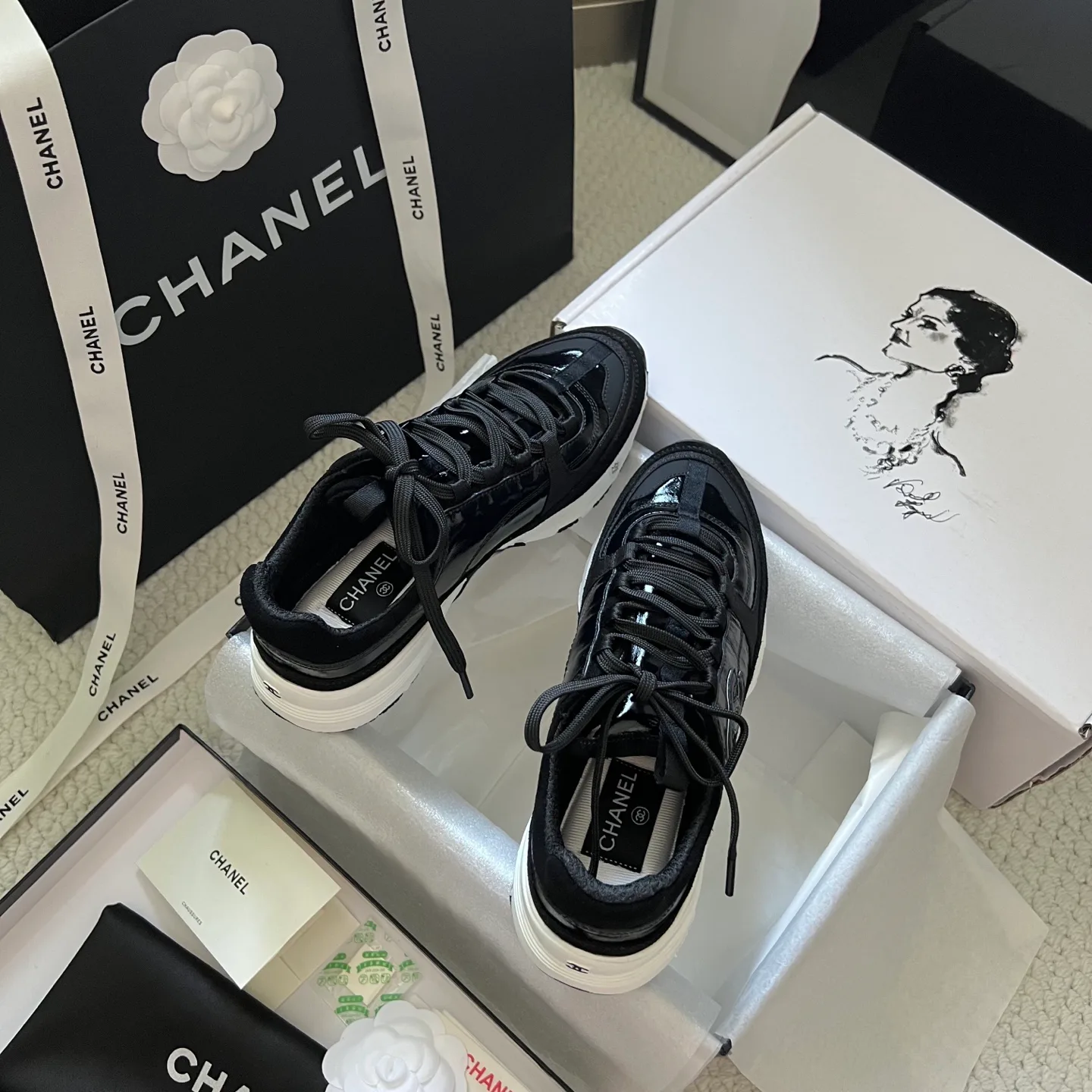 Кроссовки Женские Chanel 492031