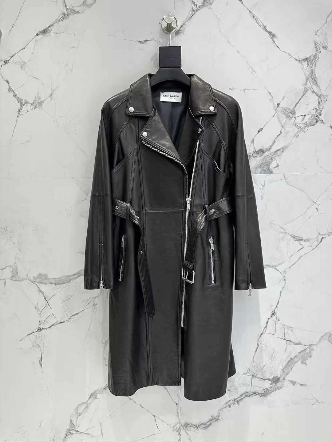 Кожаные Куртки И Дублёнки Женские Saint Laurent 11700608