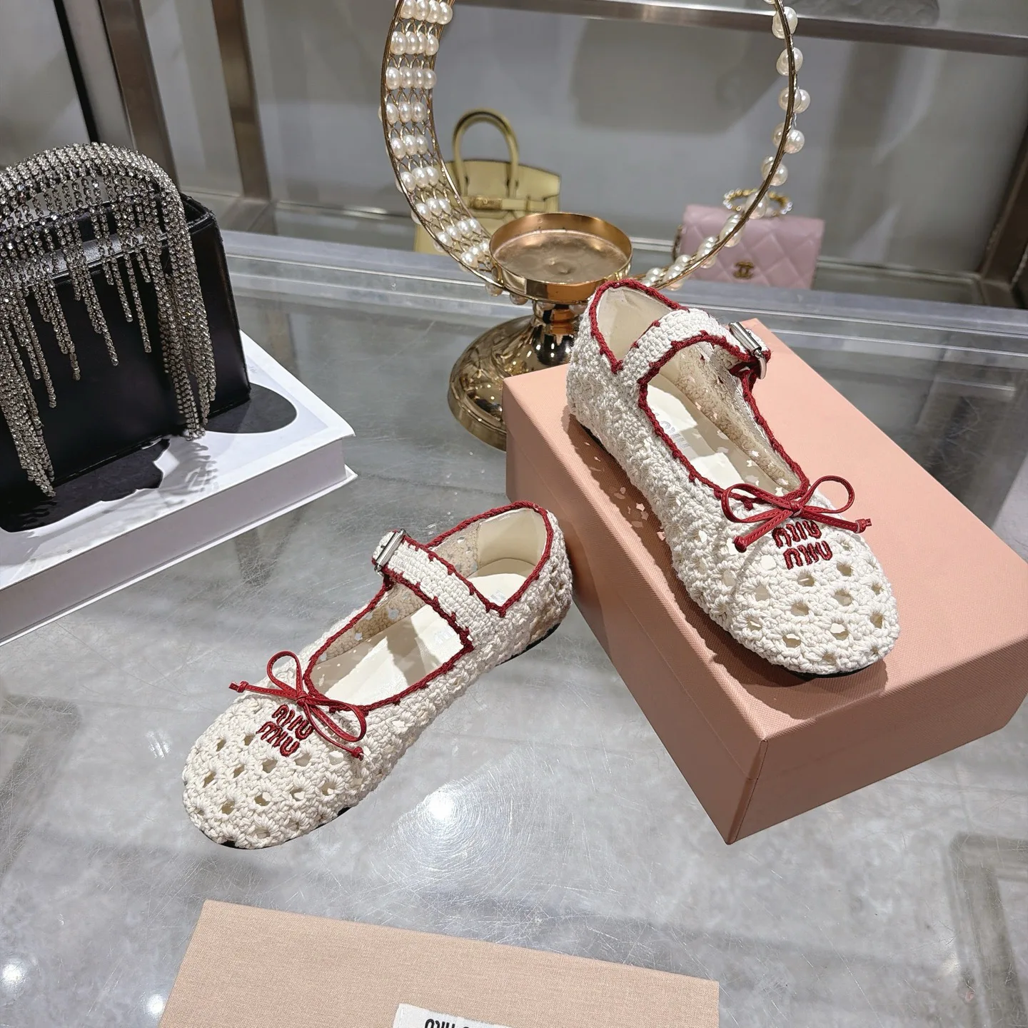 Балетки Женские Miu Miu 16964693