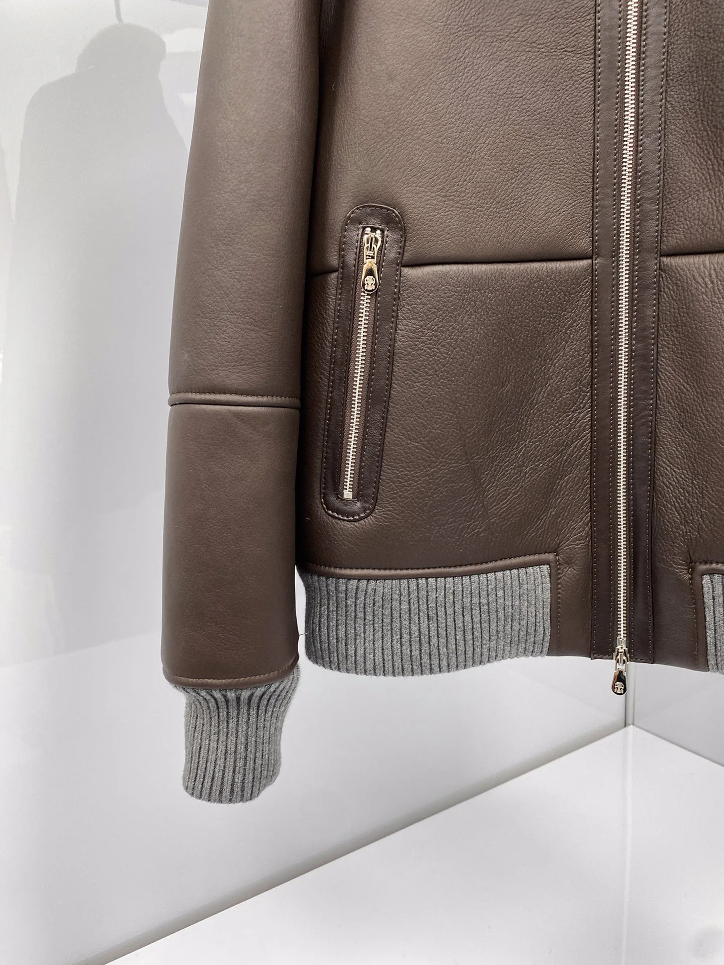 Кожаные Куртки И Дублёнки Мужские Brunello Cucinelli 1309615