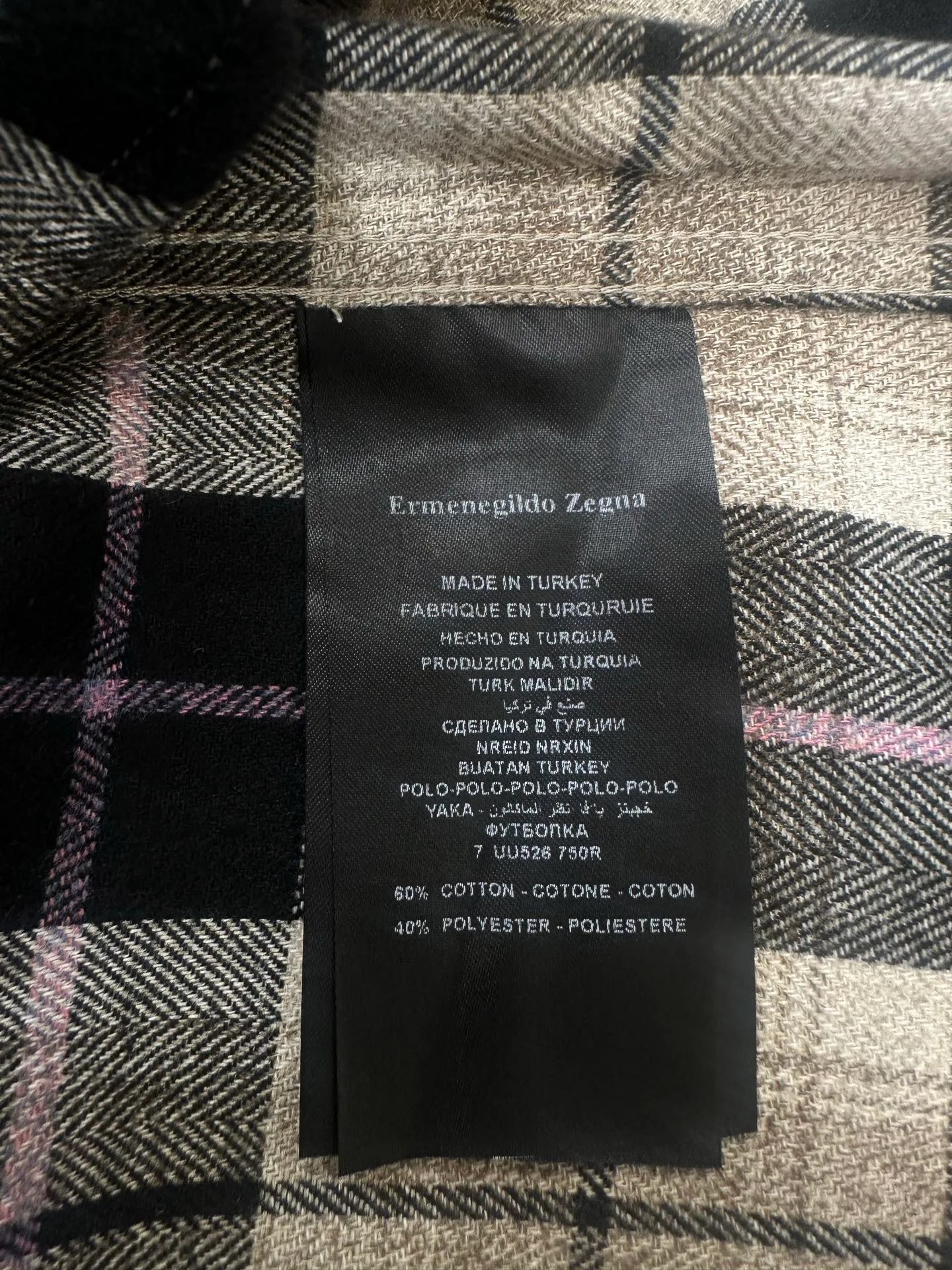 Рубашки Мужские Zegna 11383599