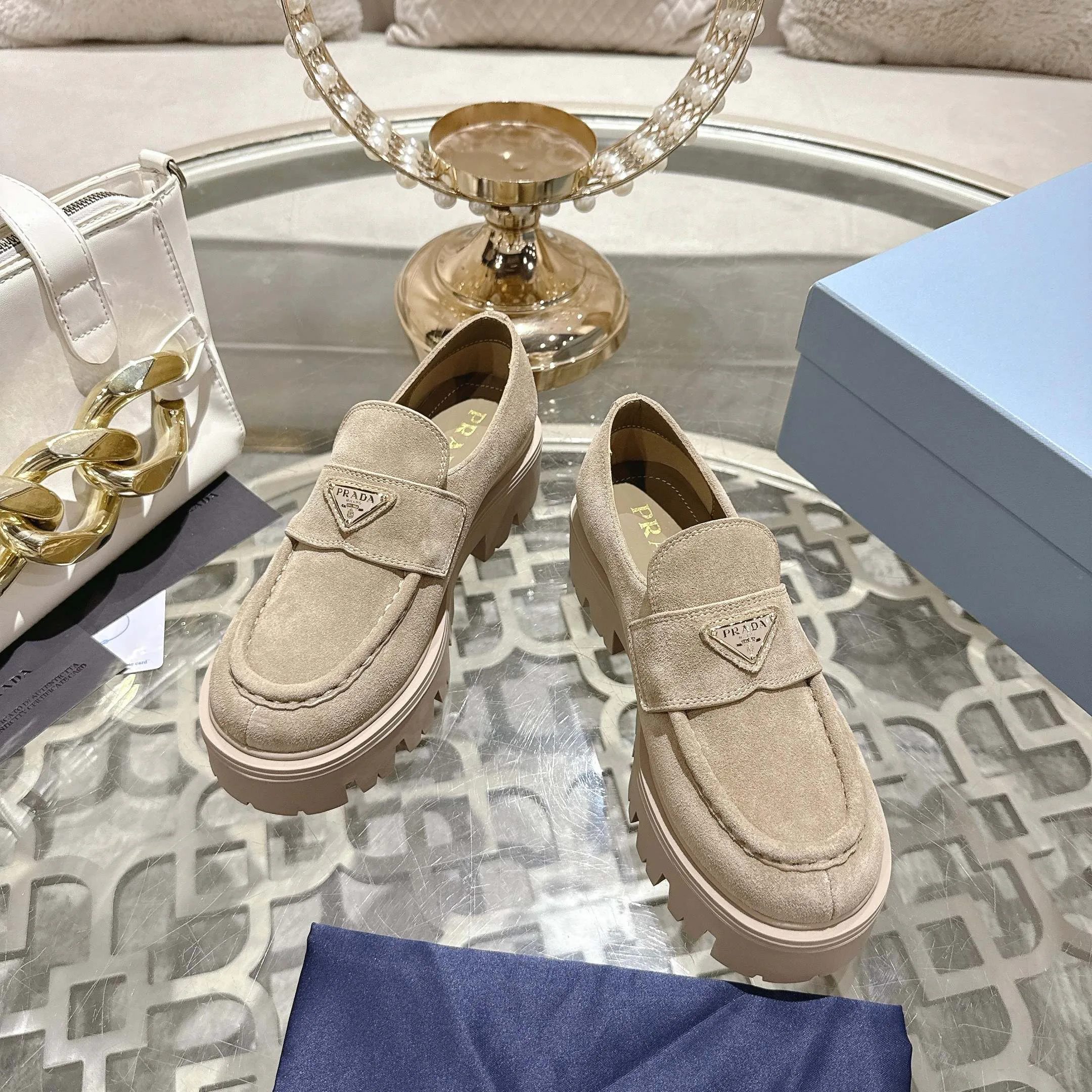 Лоферы И Мокасины Женские Prada 931629