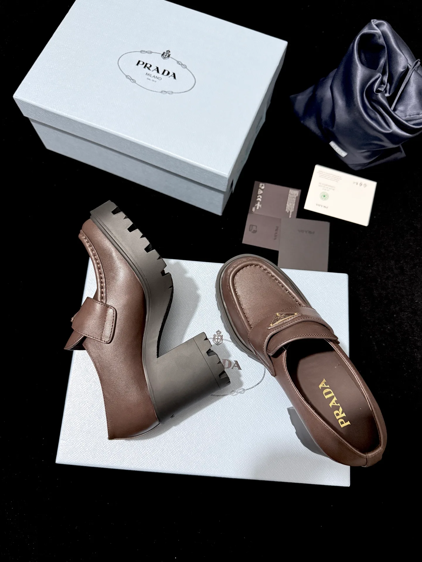 Лоферы И Мокасины Женские Prada 18110405