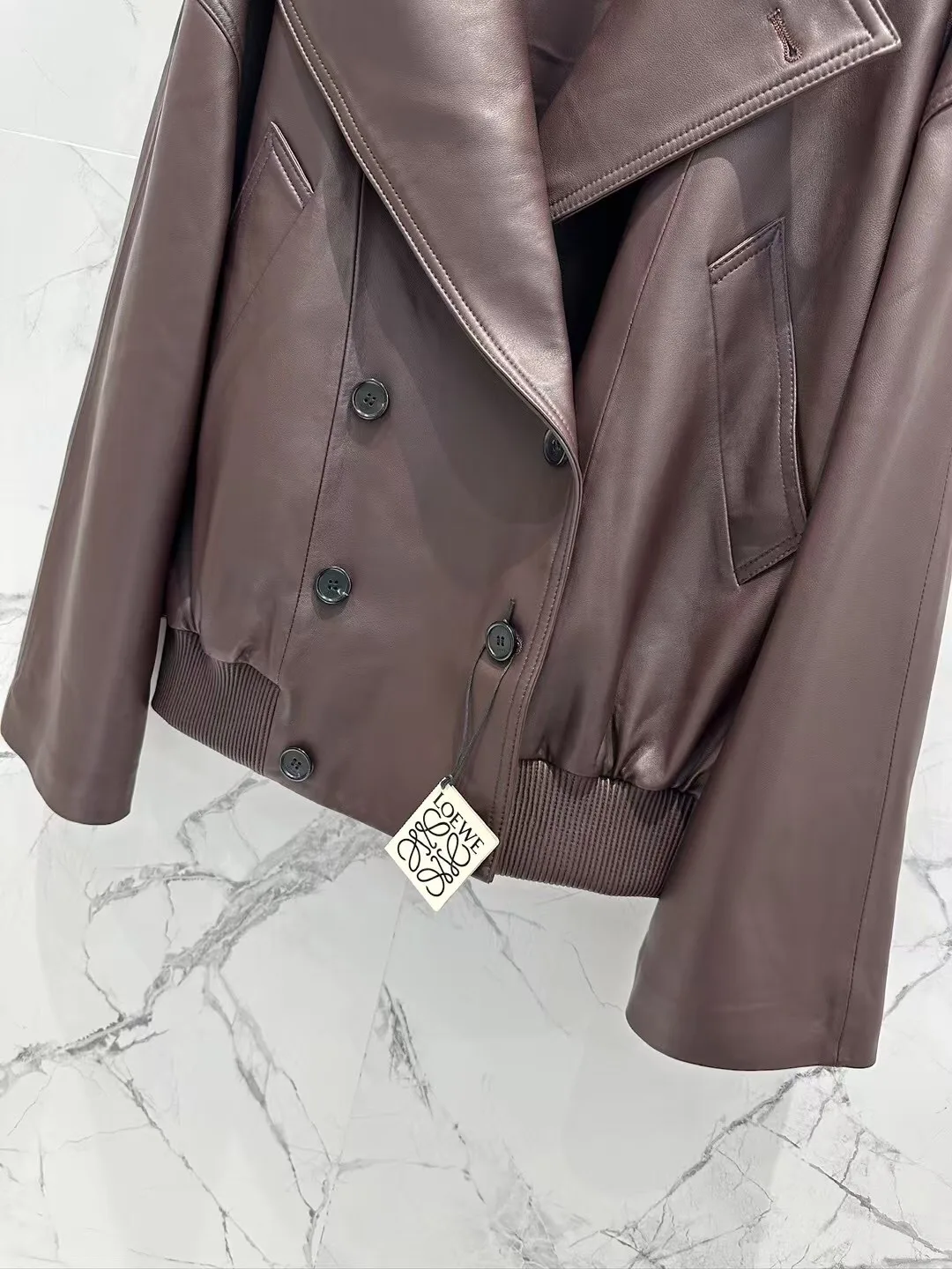 Кожаные Куртки И Дублёнки Женские Loewe 11428995