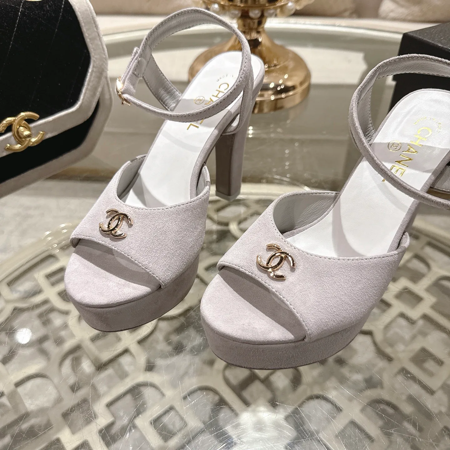 Босоножки Женские Chanel 9361033