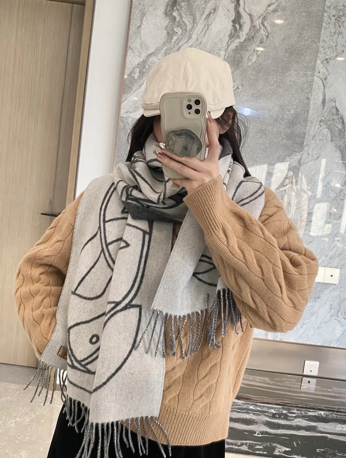 Шарфы Hermes 76721