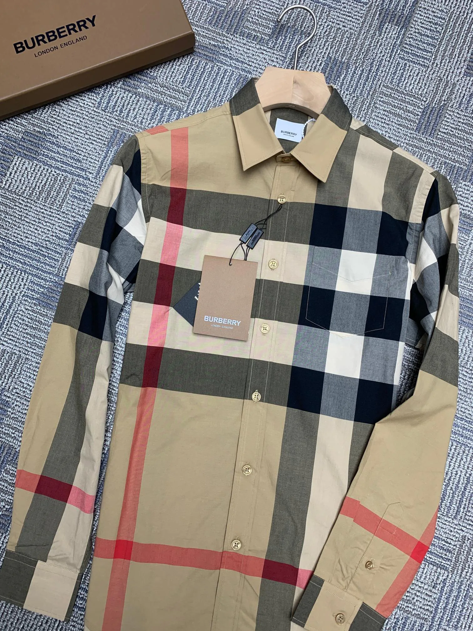 Рубашки Мужские Burberry 17967412