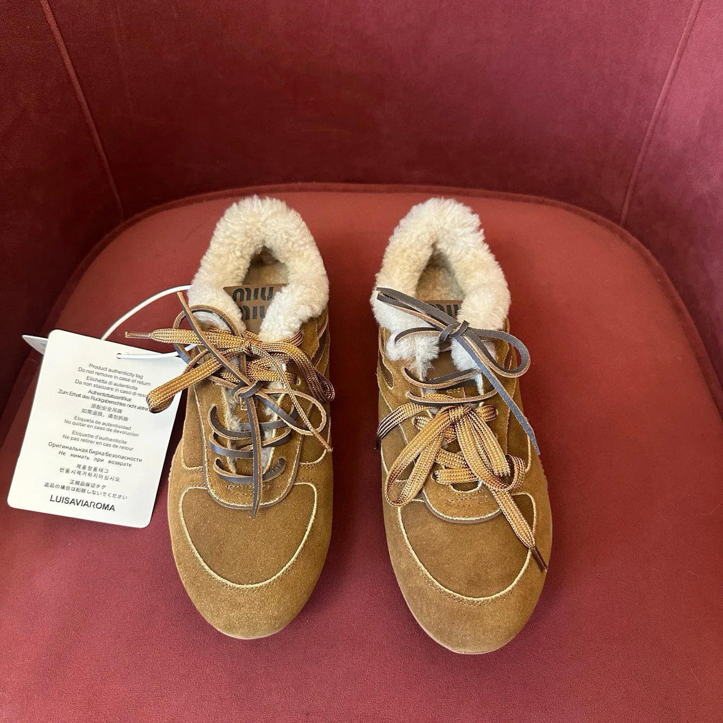 Кроссовки Женские Miu Miu 591663