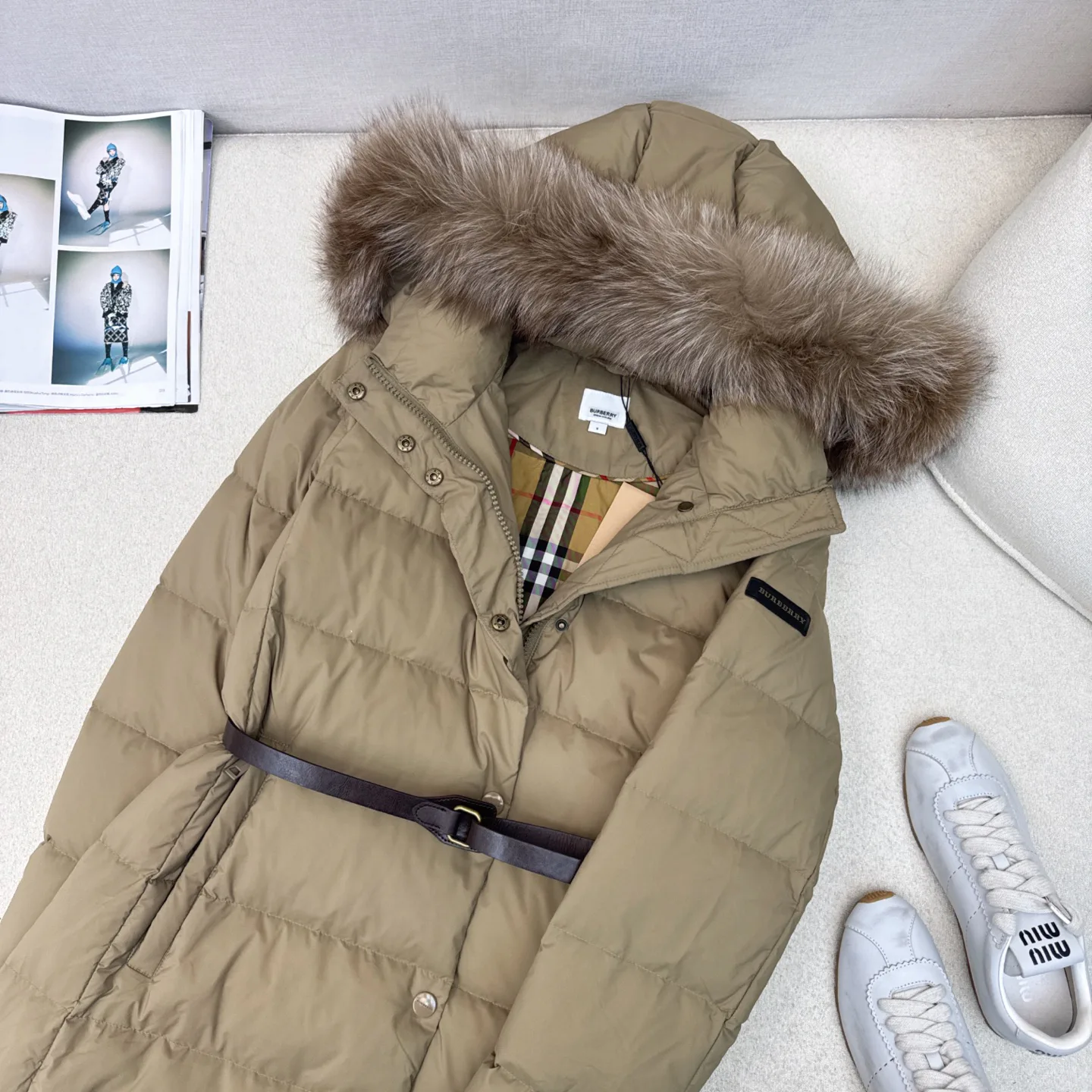 Куртки И Пуховики Женские Burberry 799668