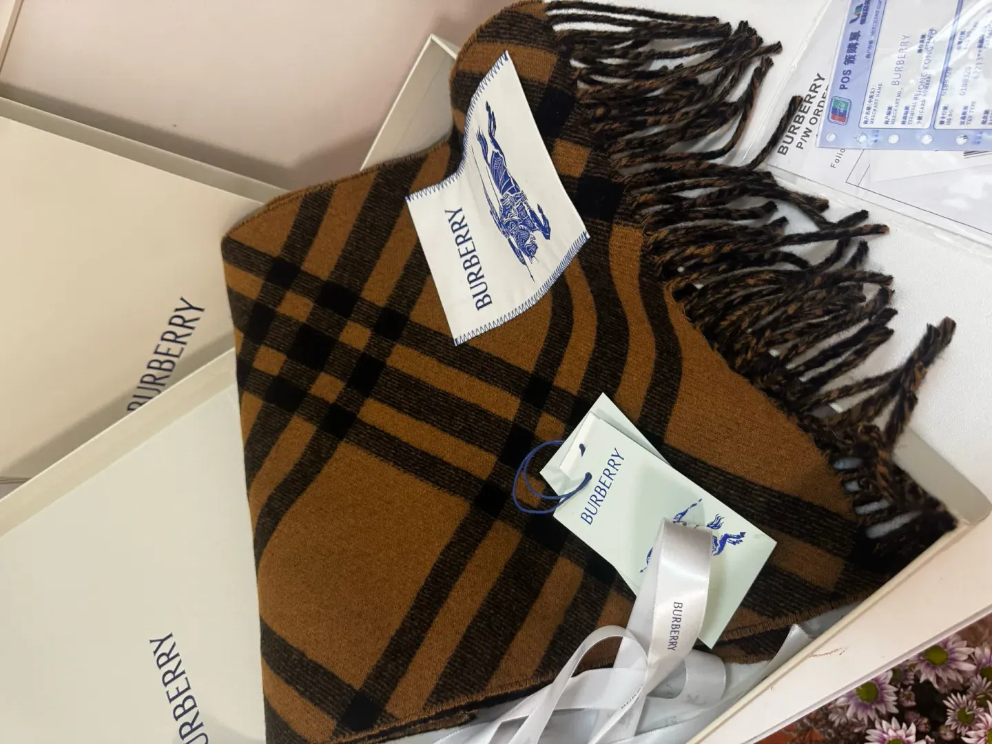 Шарфы Burberry 752634