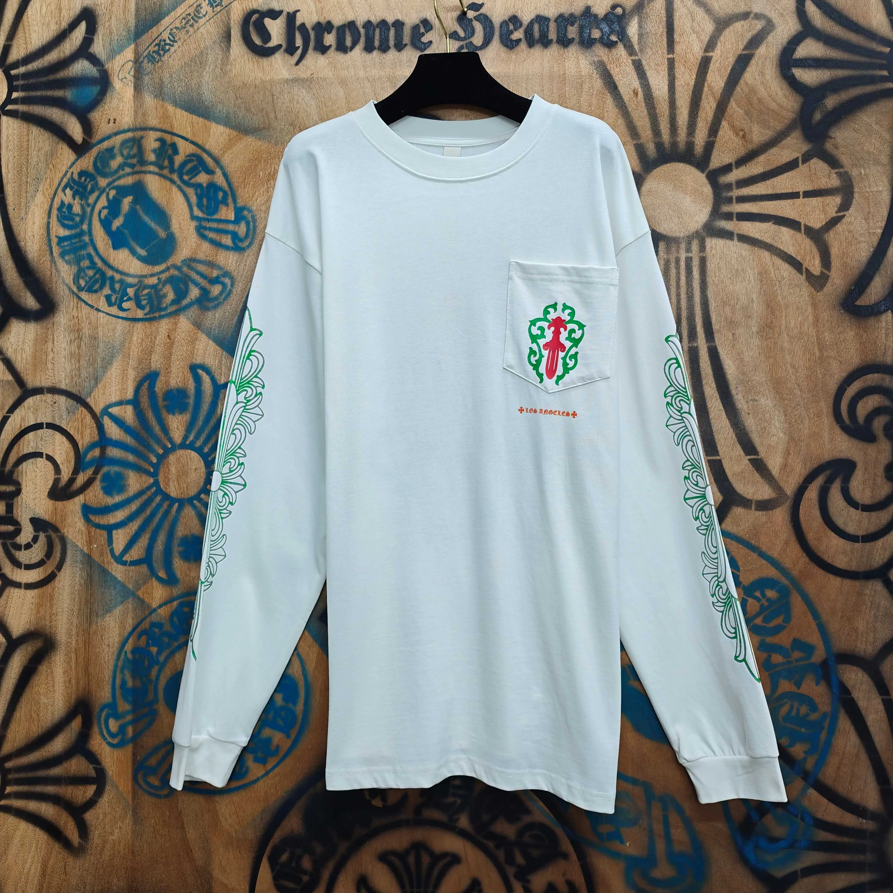 Лонгсливы Мужские Chrome Hearts 11808767