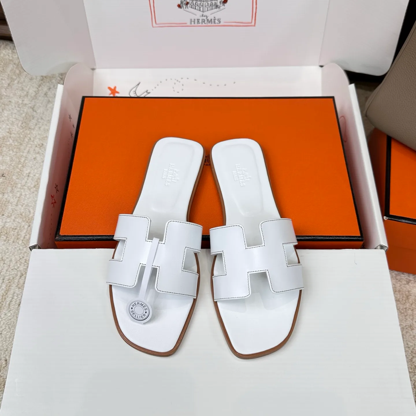 Шлепанцы Женские Hermes 3043274