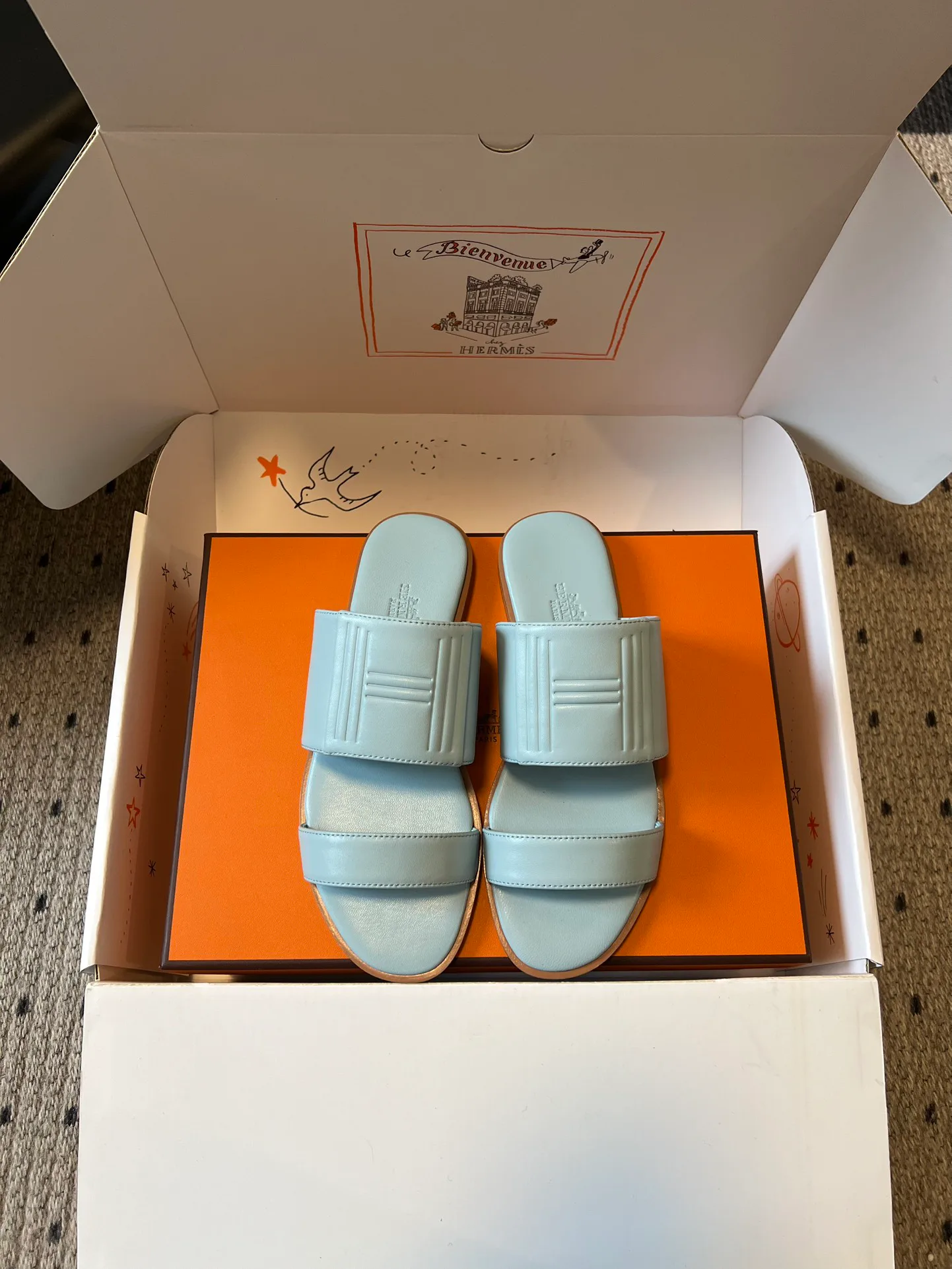 Шлепанцы Женские Hermes 10209588