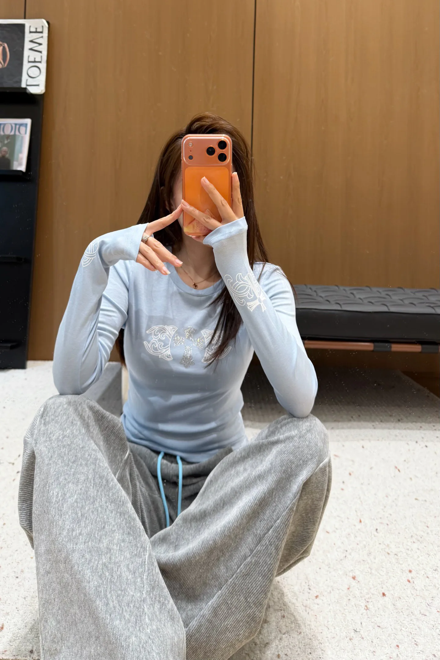 Лонгсливы Женские Chrome Hearts 1212613