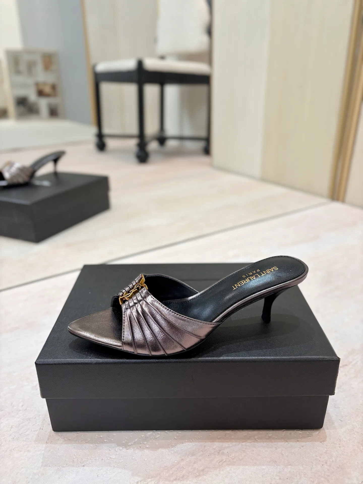 Мюли И Сабо Женские Saint Laurent 17476032