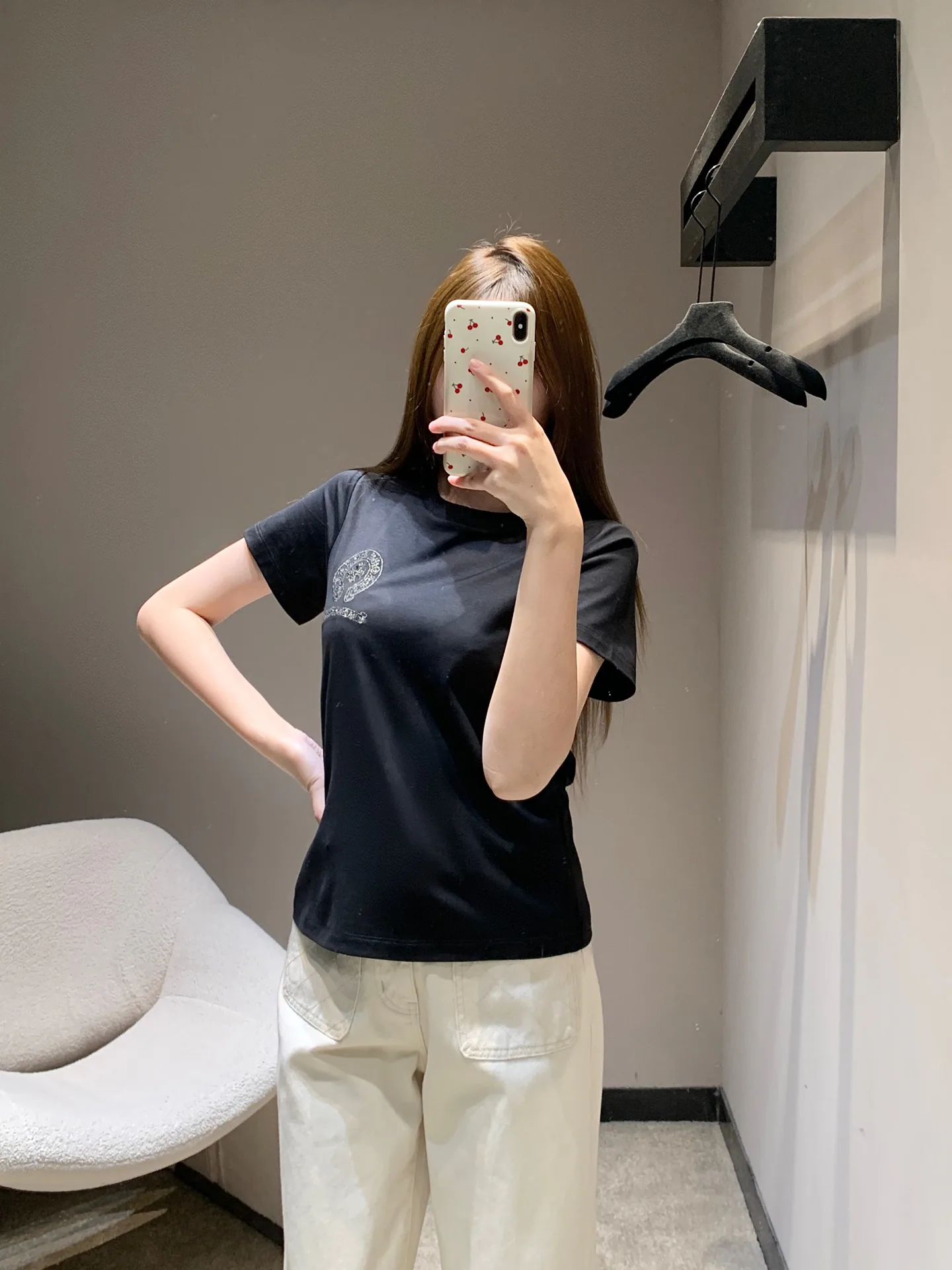 Футболки Женские Chrome Hearts 2292593