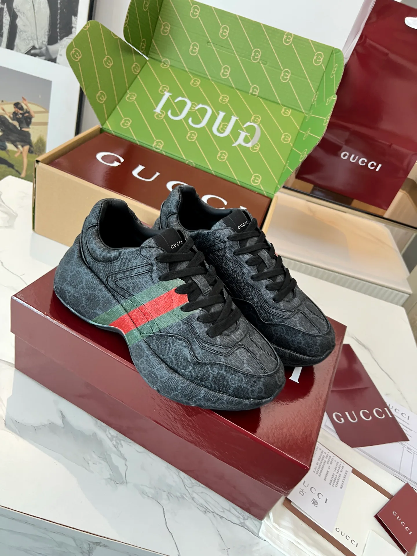 Кроссовки Женские Gucci 87792