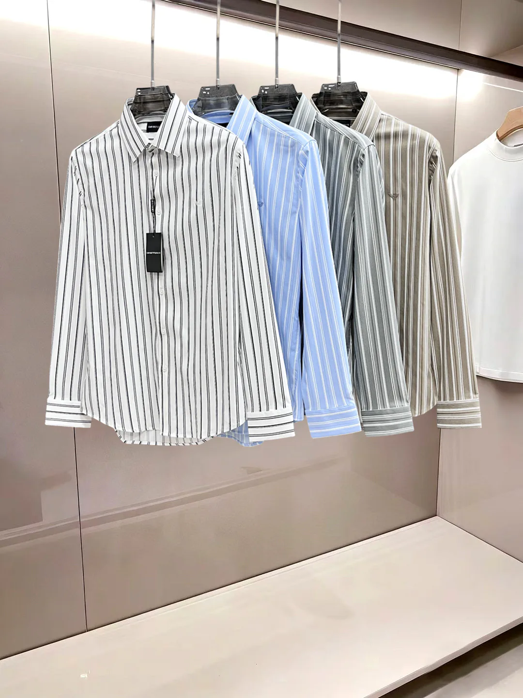 Рубашки Мужские Armani 18834387