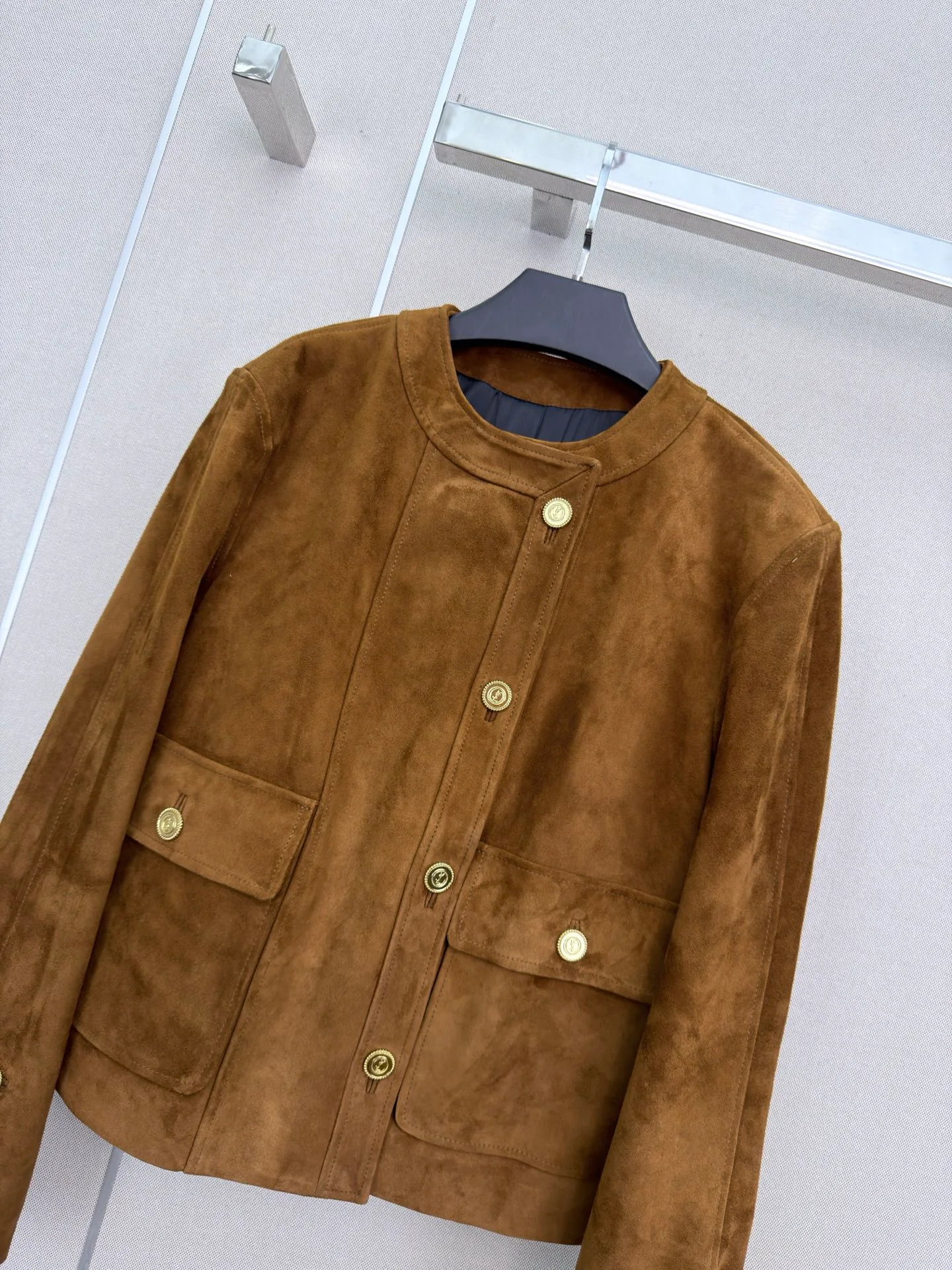 Кожаные Куртки И Дублёнки Женские Saint Laurent 18172981