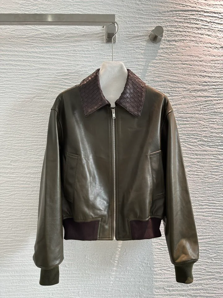 Кожаные Куртки И Дублёнки Женские Bottega Veneta 18728866