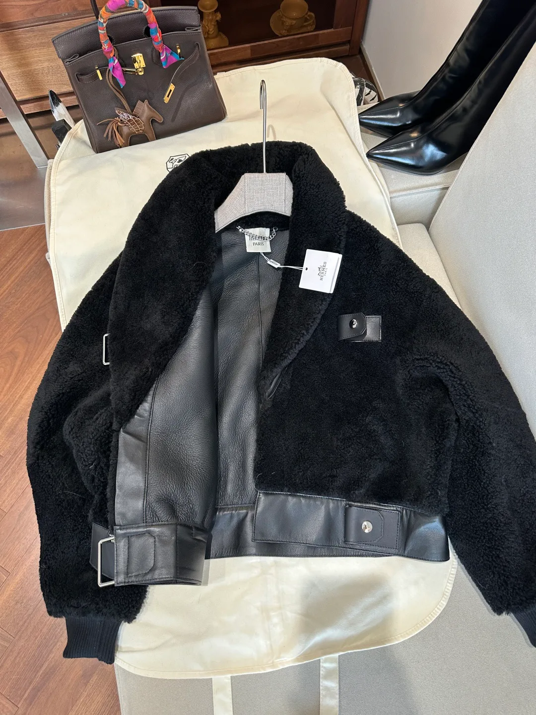 Кожаные Куртки И Дублёнки Женские Hermes 20098279