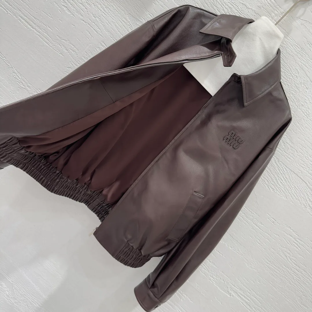 Кожаные Куртки И Дублёнки Женские Miu Miu 10387496