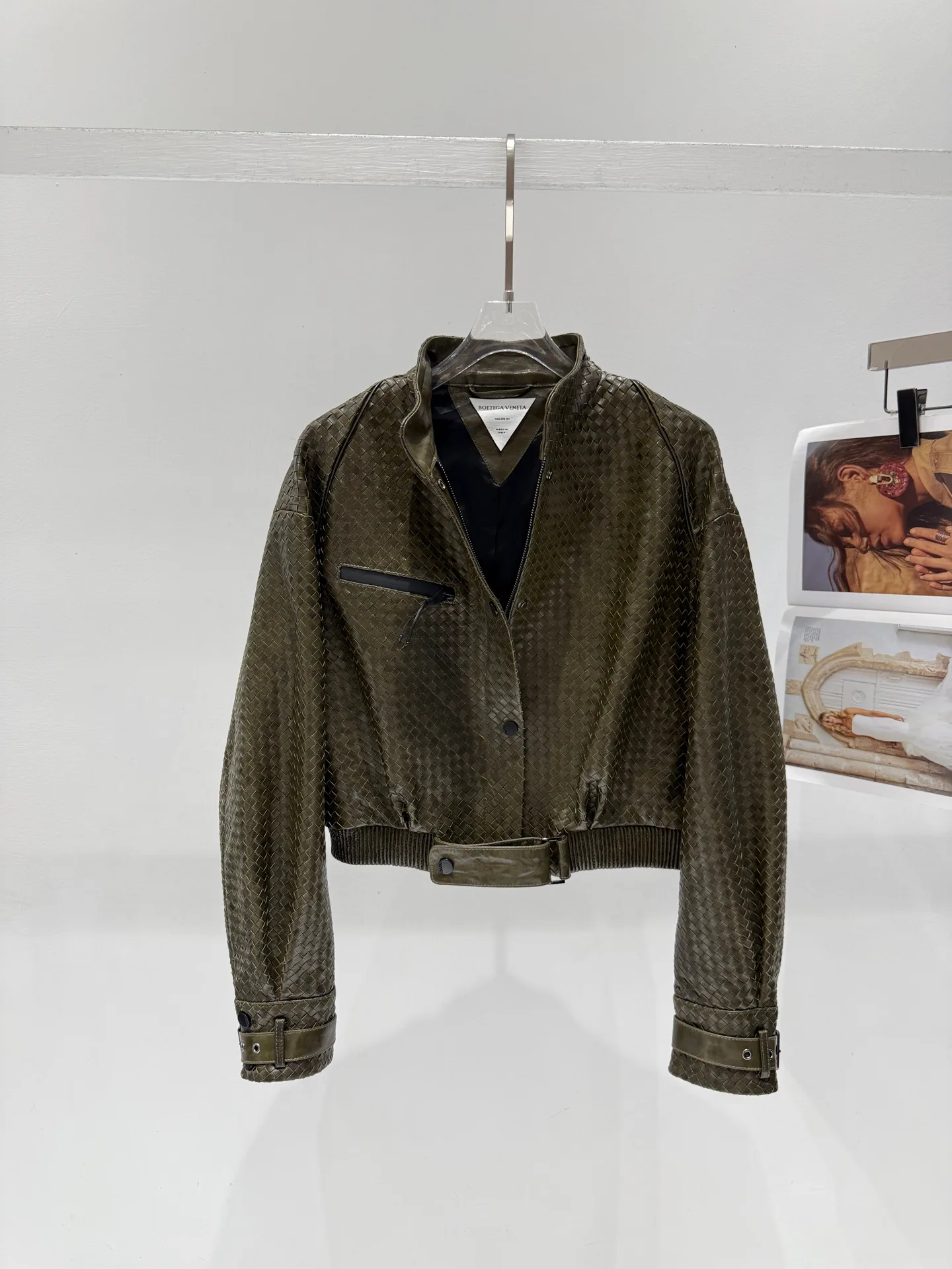 Кожаные Куртки И Дублёнки Женские Bottega Veneta 11759388