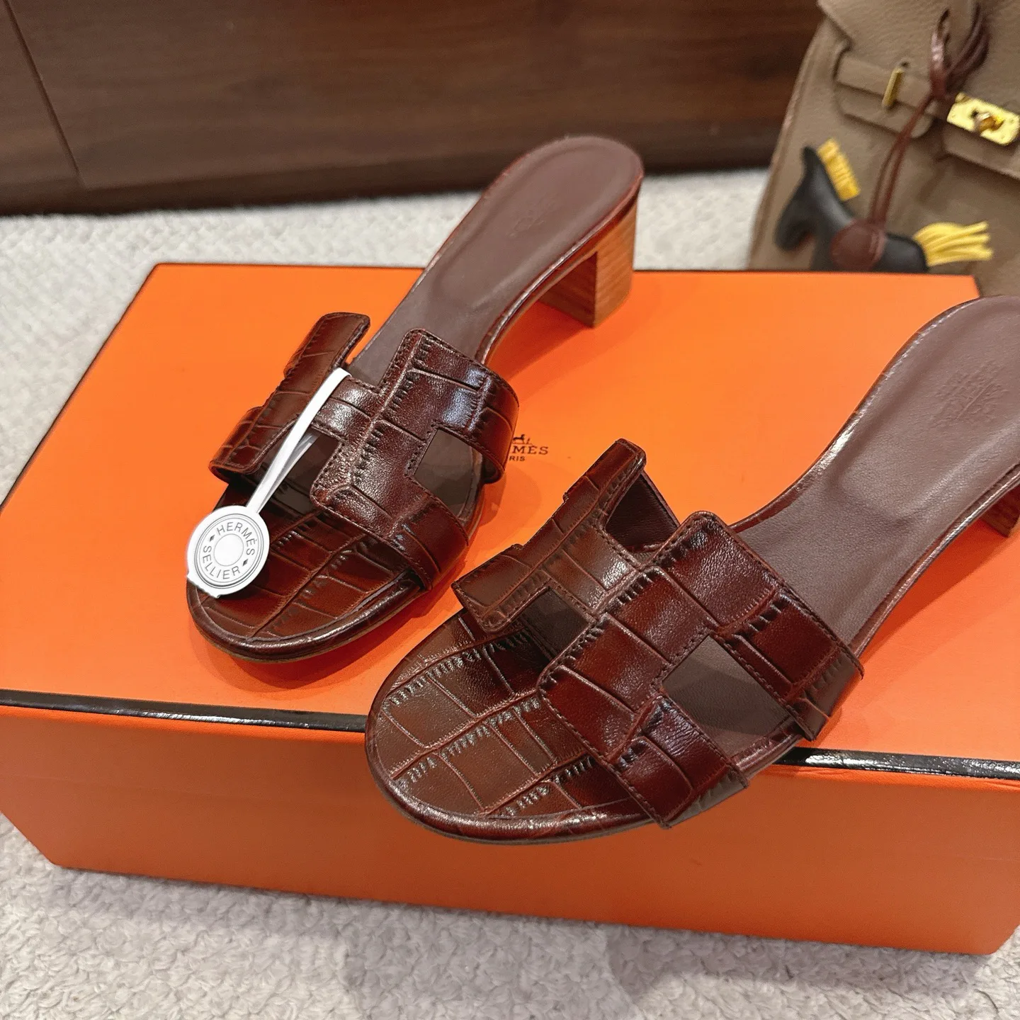 Босоножки Женские Hermes 17480684