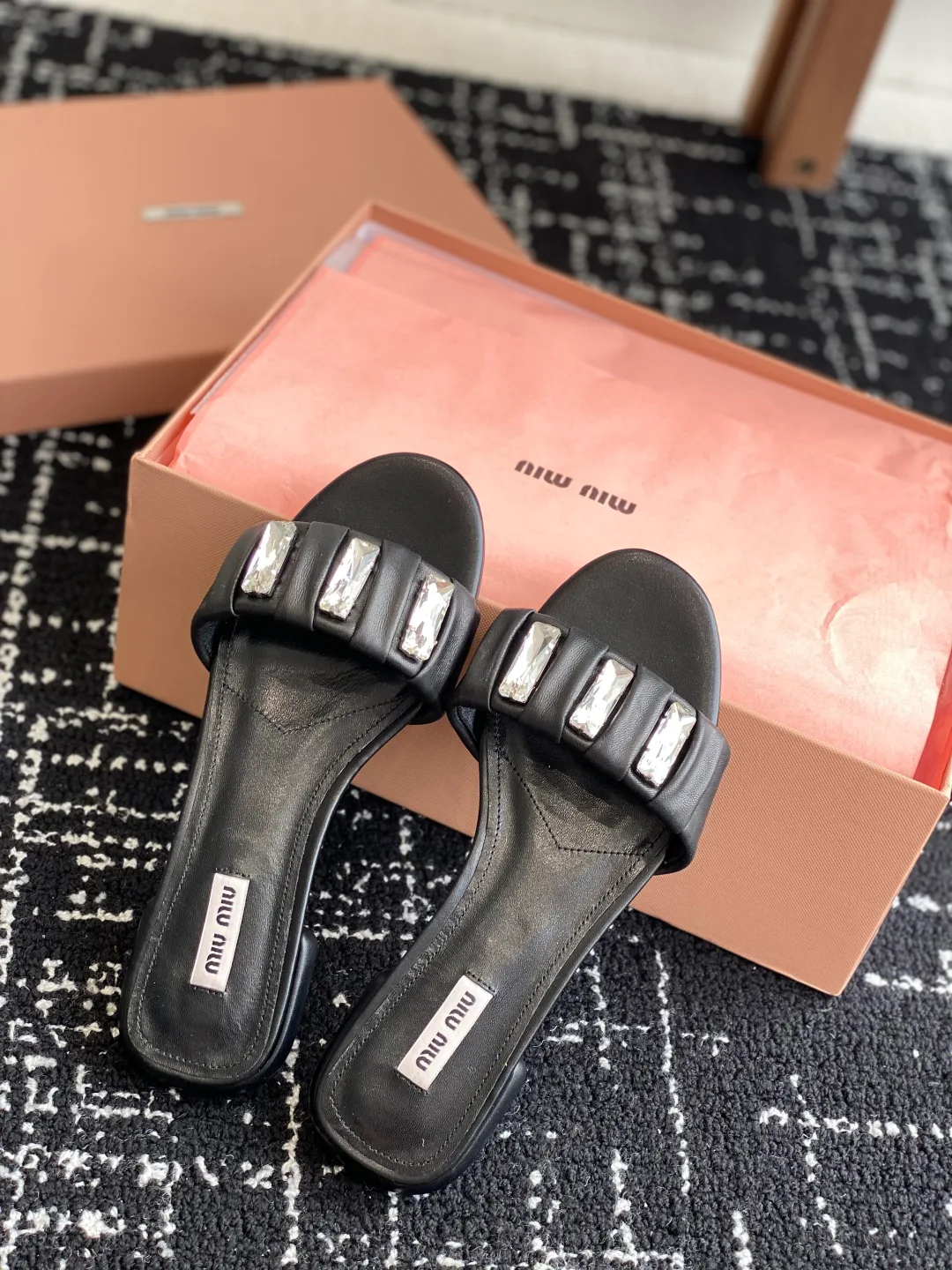 Шлепанцы Женские Miu Miu 19667
