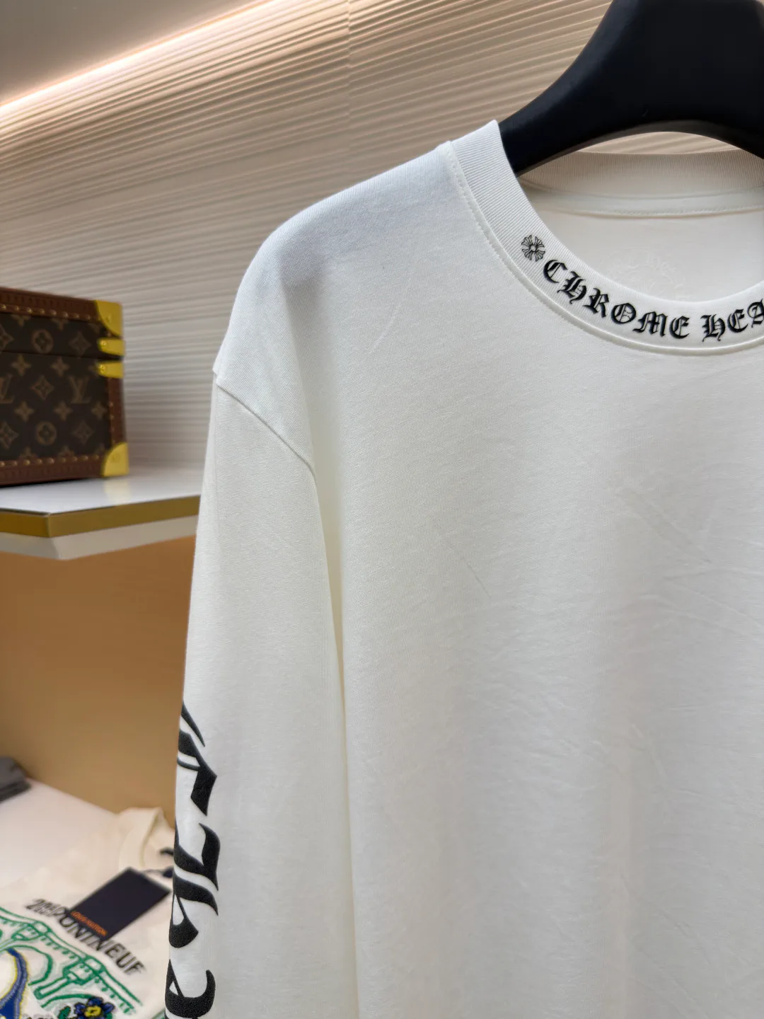 Лонгсливы Мужские Chrome Hearts 11399355