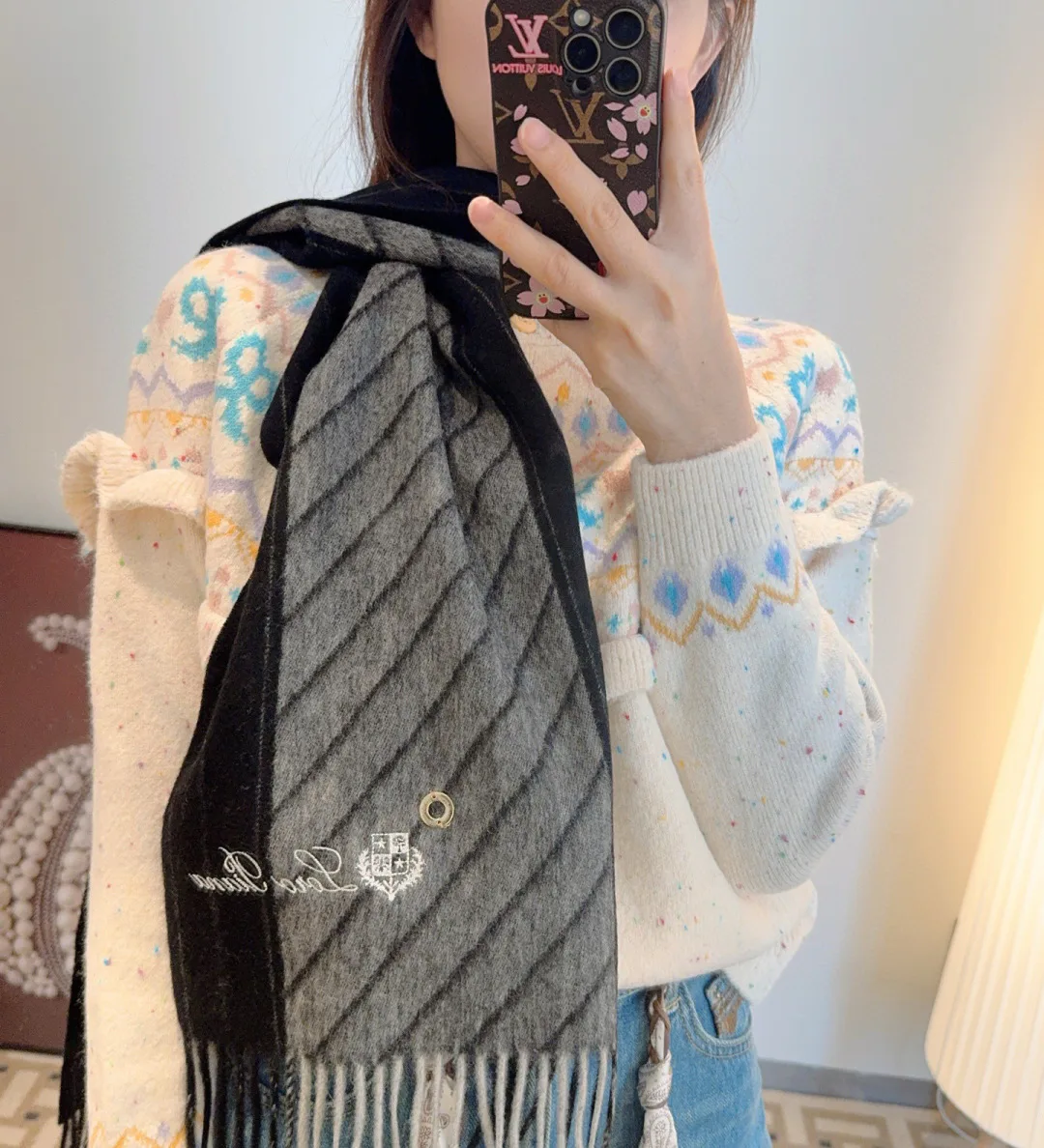 Шарфы Loro Piana 694419