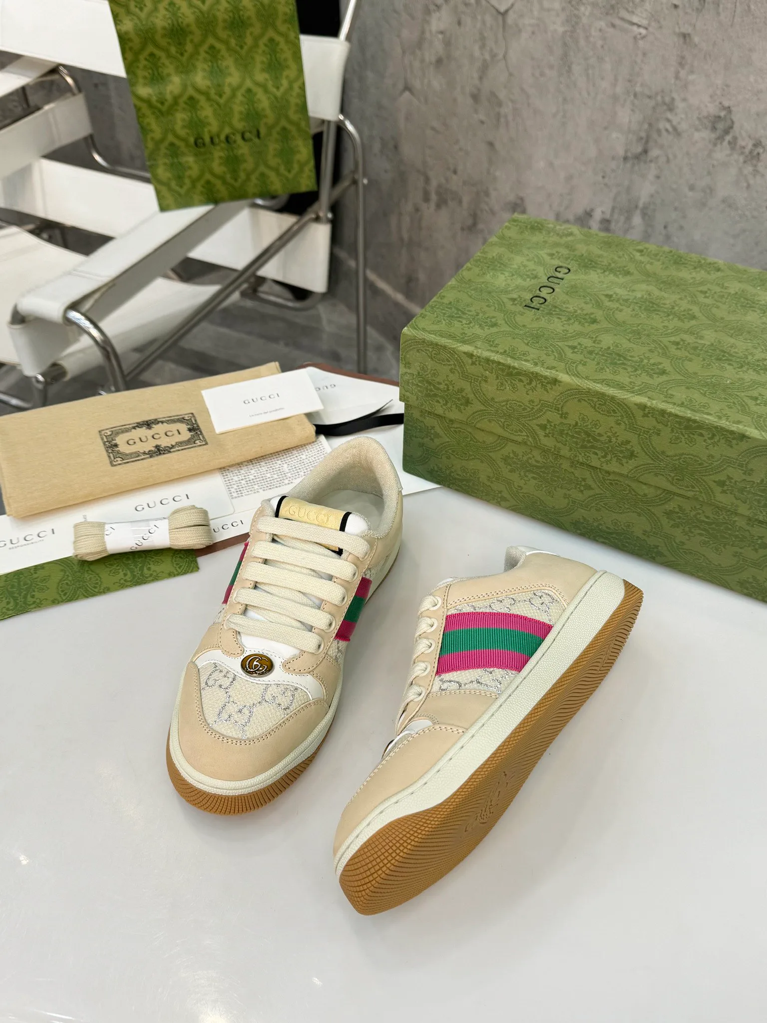 Кроссовки Женские Gucci 1257879