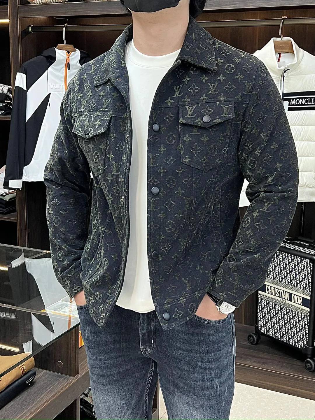 Куртки И Пуховики Мужские Louis Vuitton 492995