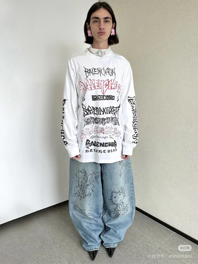 Лонгсливы Женские Balenciaga 134185