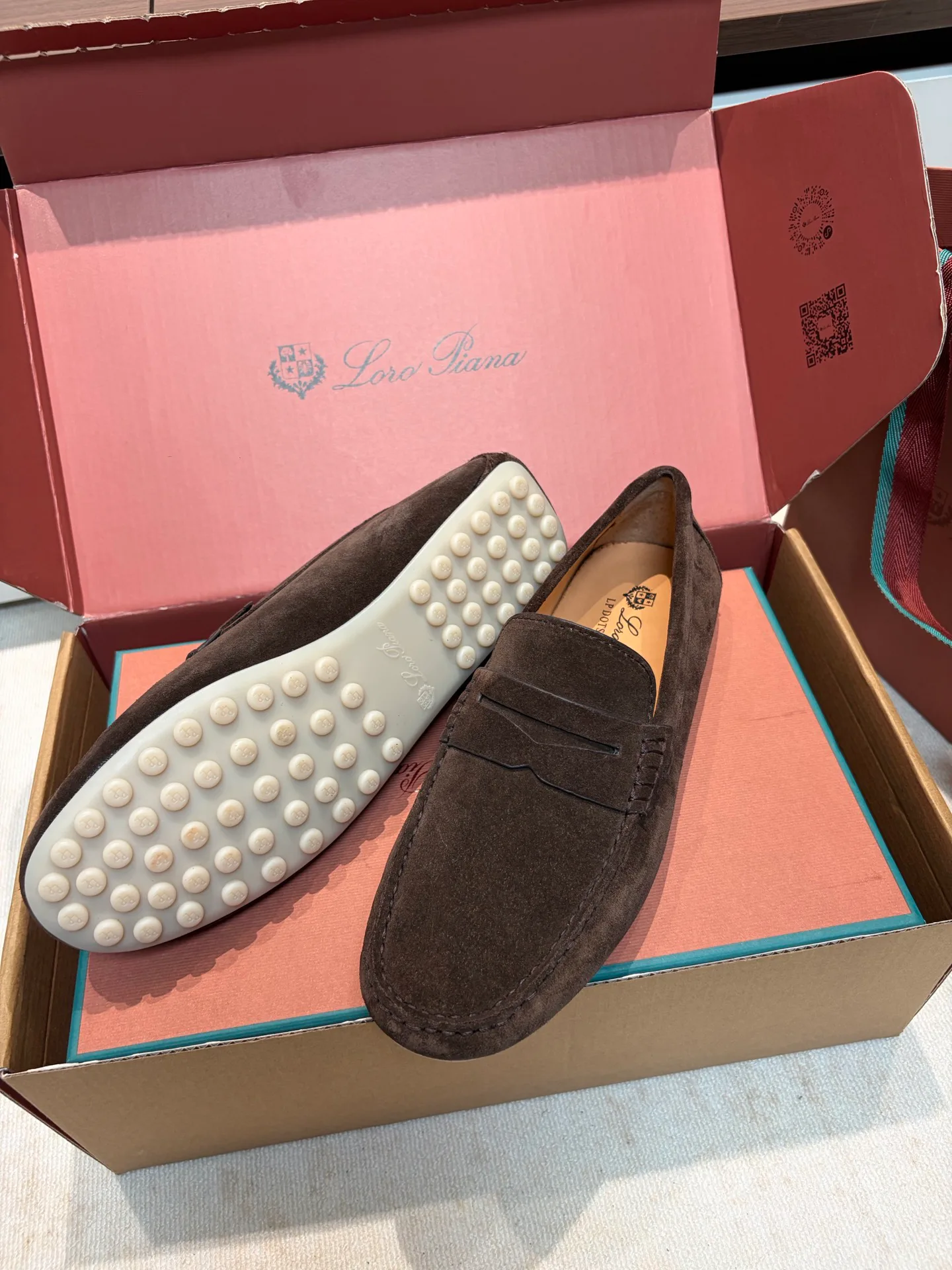 Мокасины Мужские Loro Piana 11692821