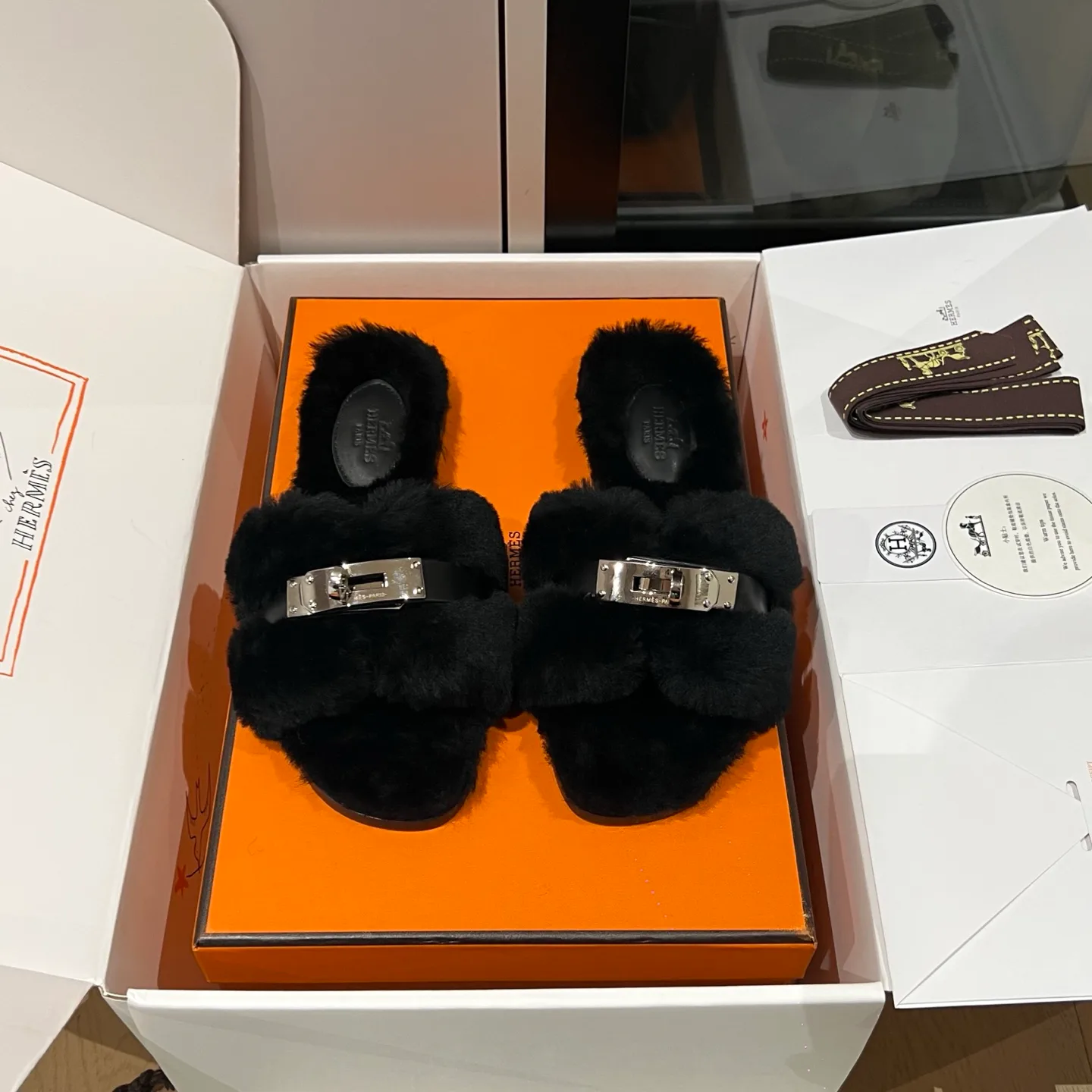 Тапочки Женские Hermes 584173