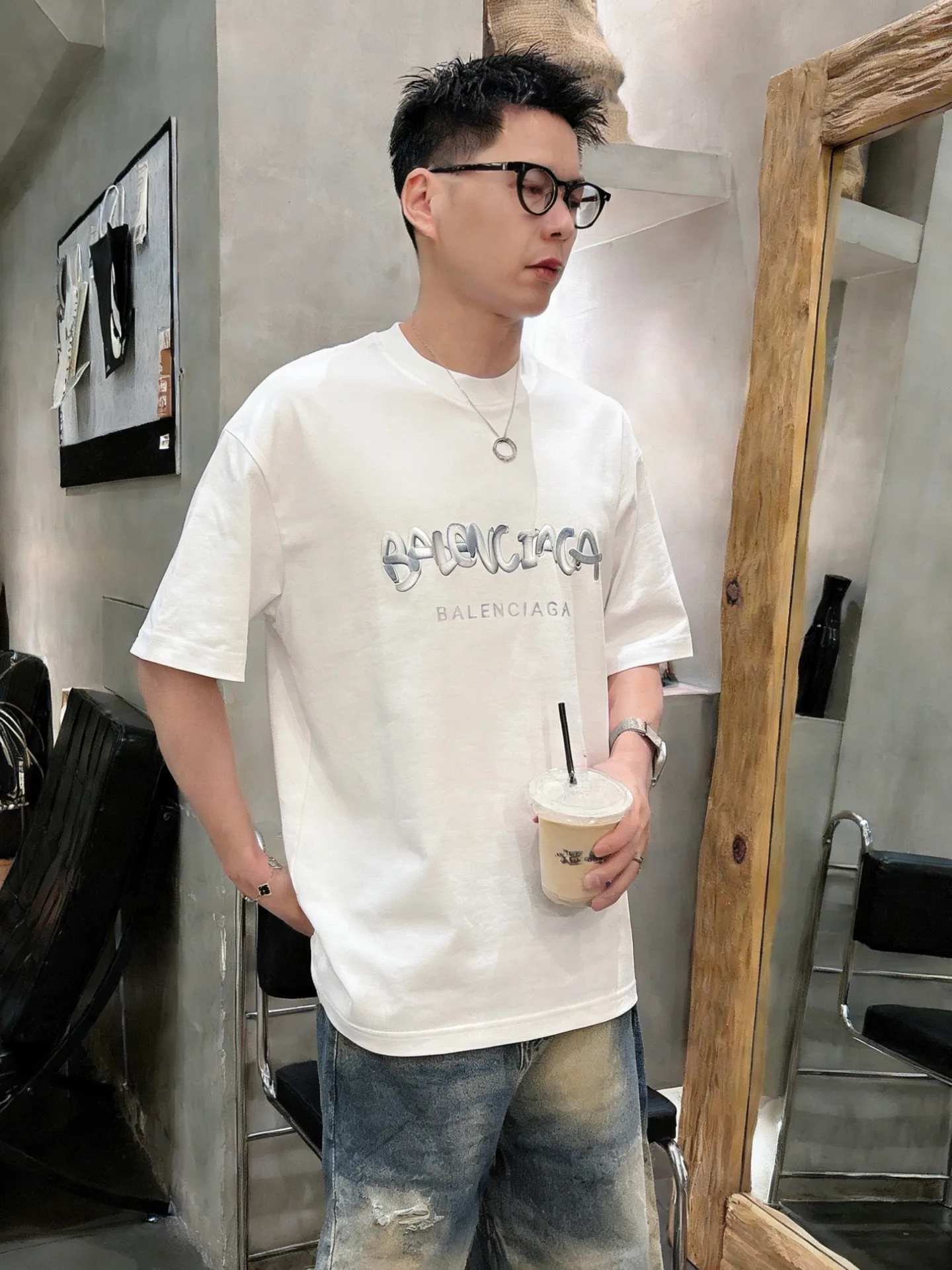 Футболки Мужские Balenciaga 2164768