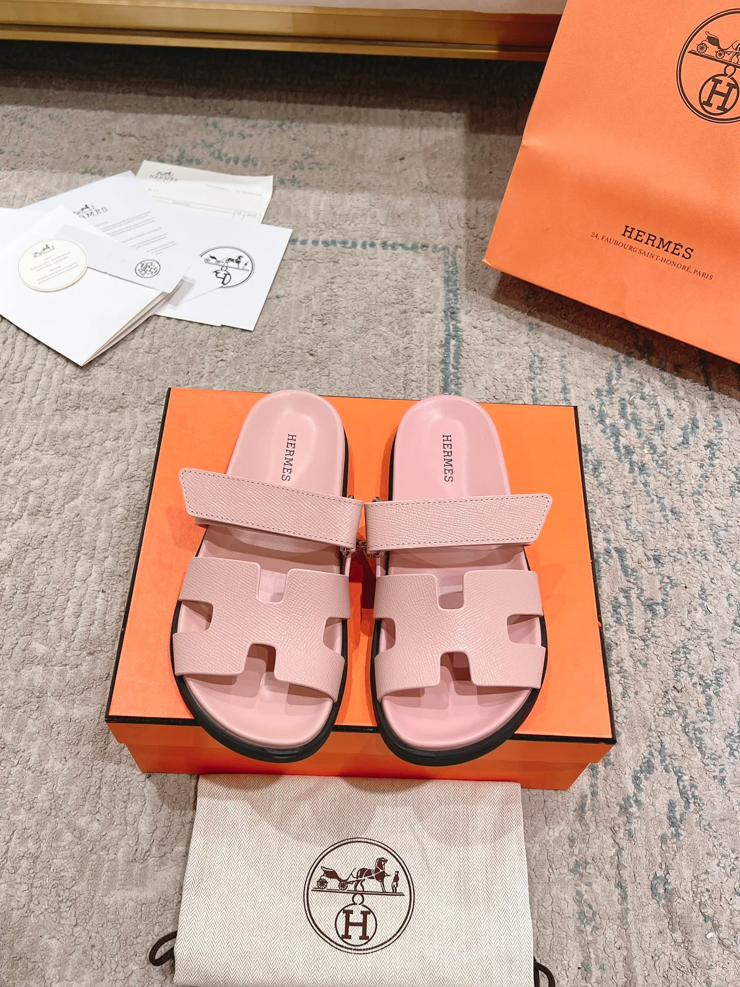 Шлепанцы Женские Hermes 12874755